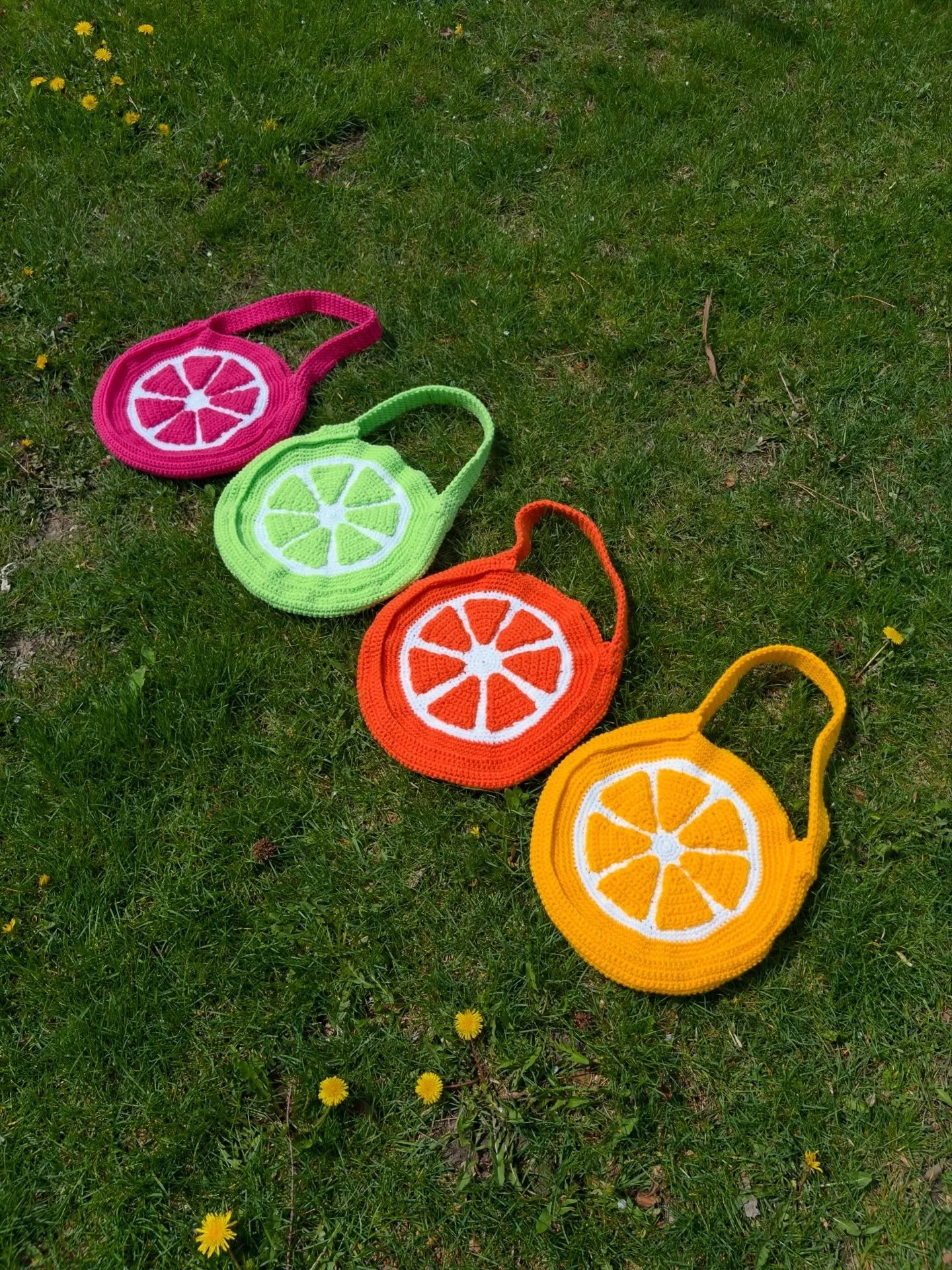My first crochet kit is now available on @wecrochetofficial 🍊🍋🍋&zwj;🟩The citrus tote comes in orange, lemon, grapefruit and lime! The kit comes with yarn, a hook, a needle and instructions on how to make the perfect tote for summer. I also upload