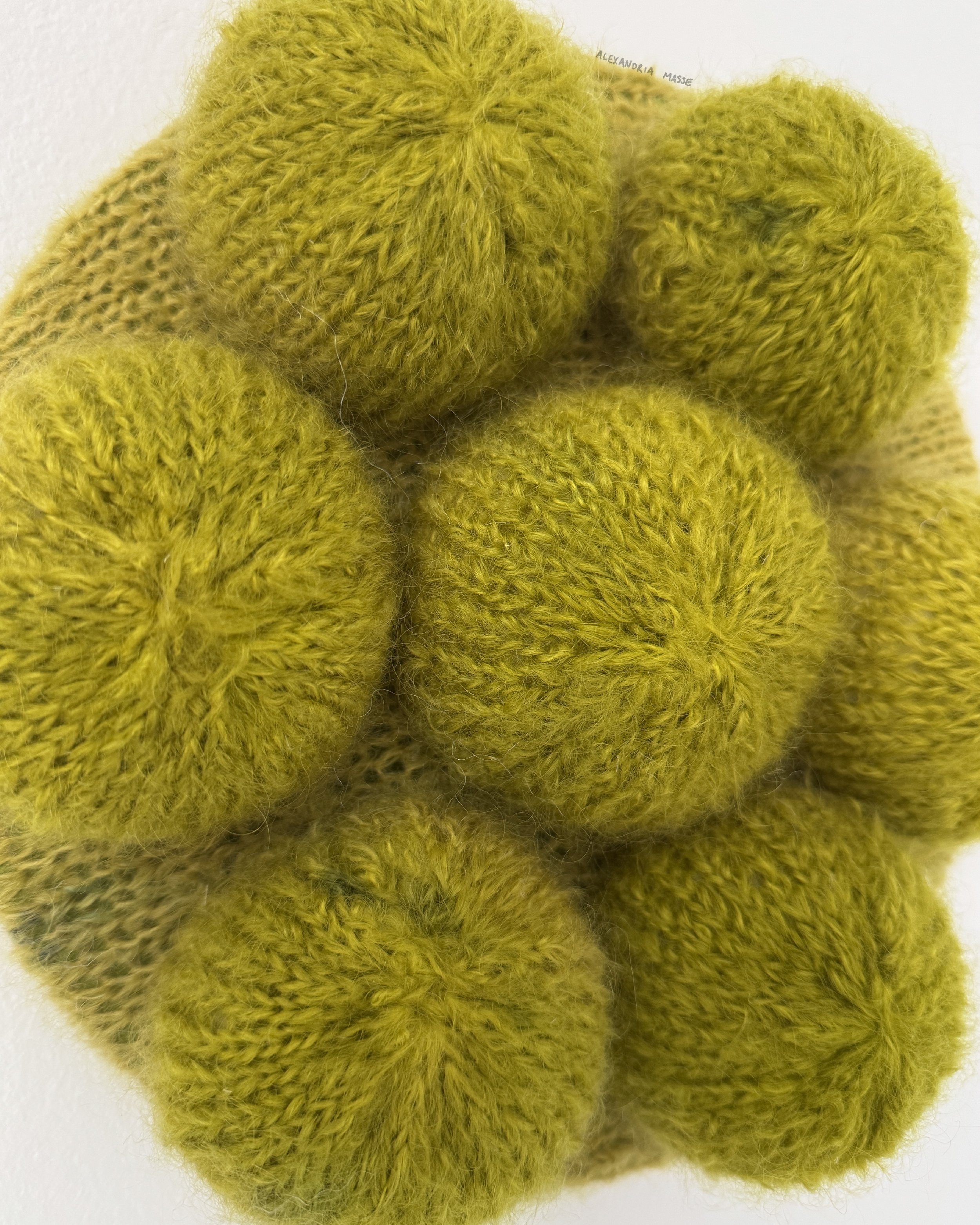 bad sport, 100% wool hand dyed with acid dye, 10 by 10 inches, 2025