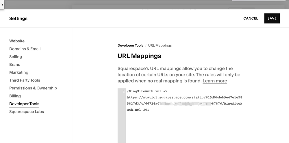 Upload files to Squarespace root directory — Beyondspace