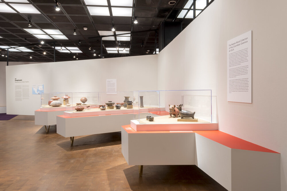 Fowler @ 50 (2014) - full exhibit build, custom furniture legs, approximately 250 object mounts.