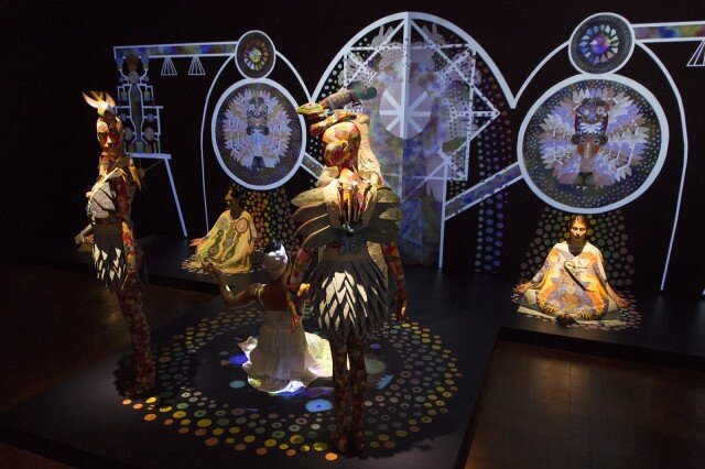Disguise (Seattle Art Museum traveling exhibit - 2016) - full exhibit build
