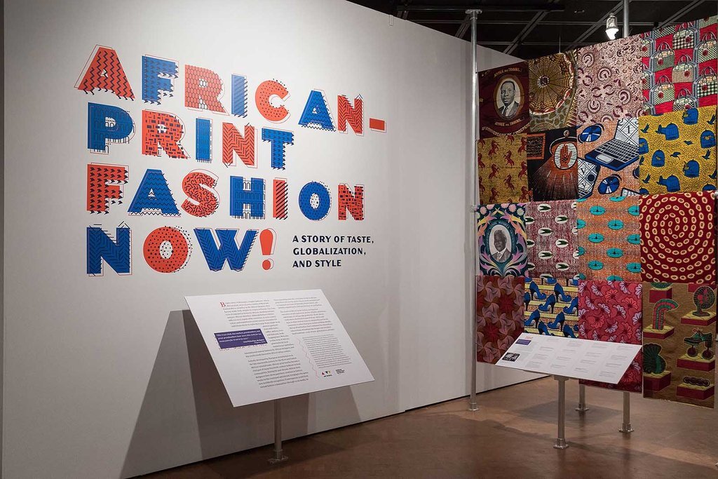 African Print Fashion Now! (2017) - full exhibit build