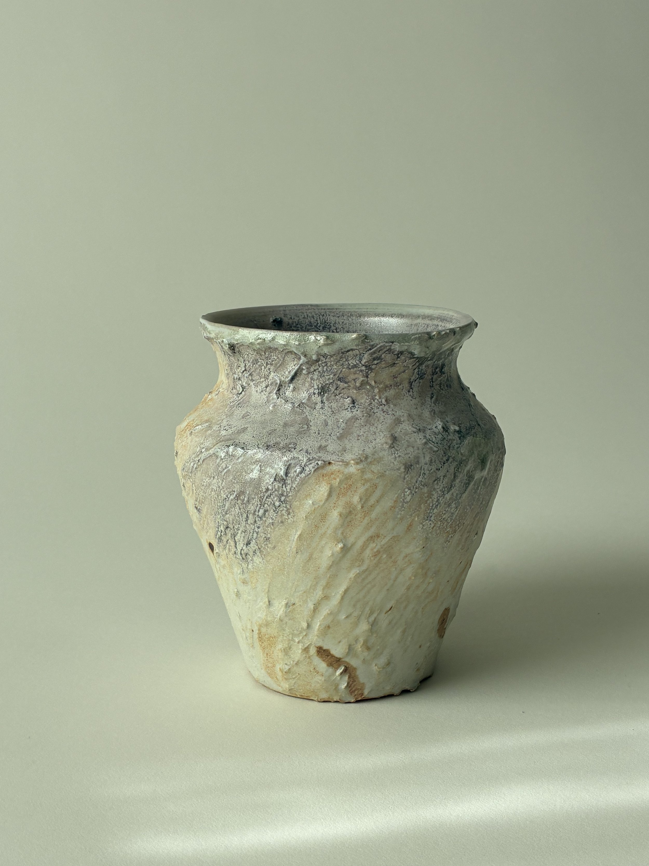 Wood Fired Textured Vase 01