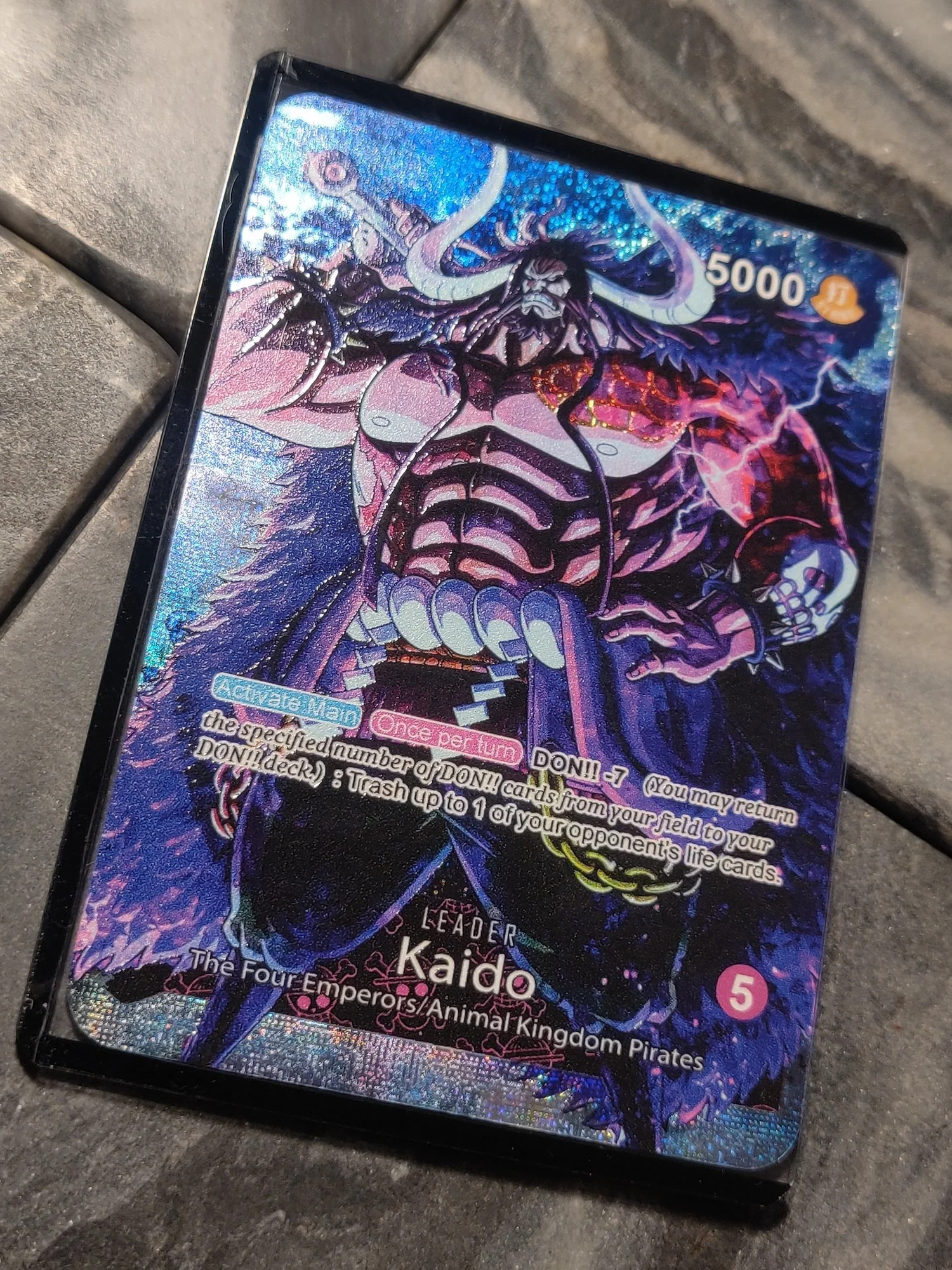 One Piece Kaido OP01 Leader Card Design #2 DavidsonTCG One Piece Kaido OP01 Leader Card Design #2 DavidsonTCG