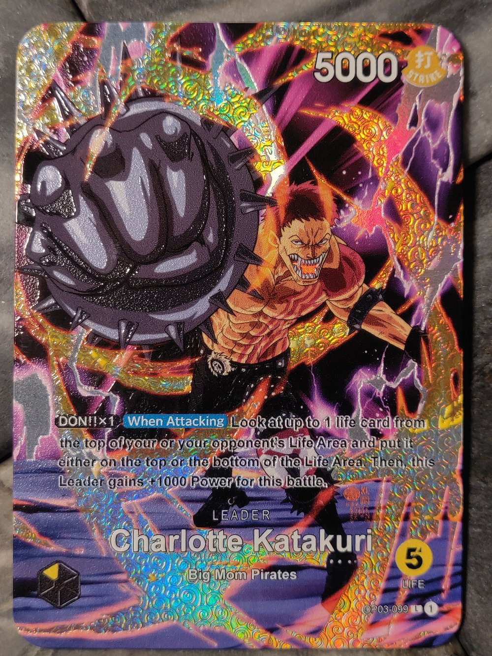 Charlotte Katakuri One Piece R SC-147 Goddess Story Card of God