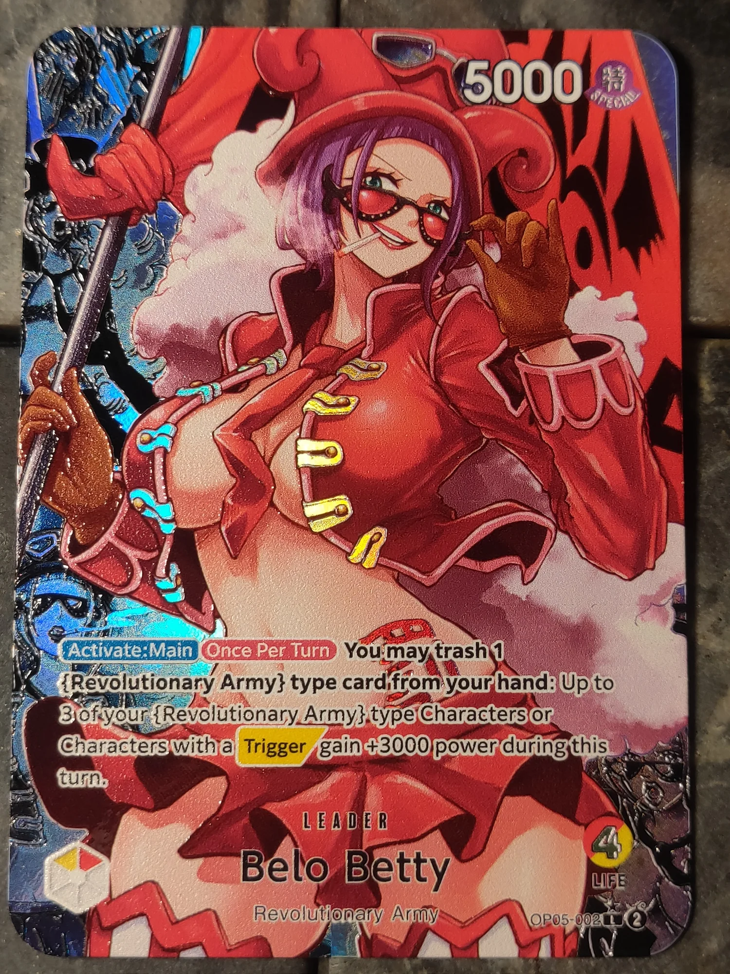 belo betty one piece card game PRB01-(OP05-015) Belo Betty (R) – TCG Corner