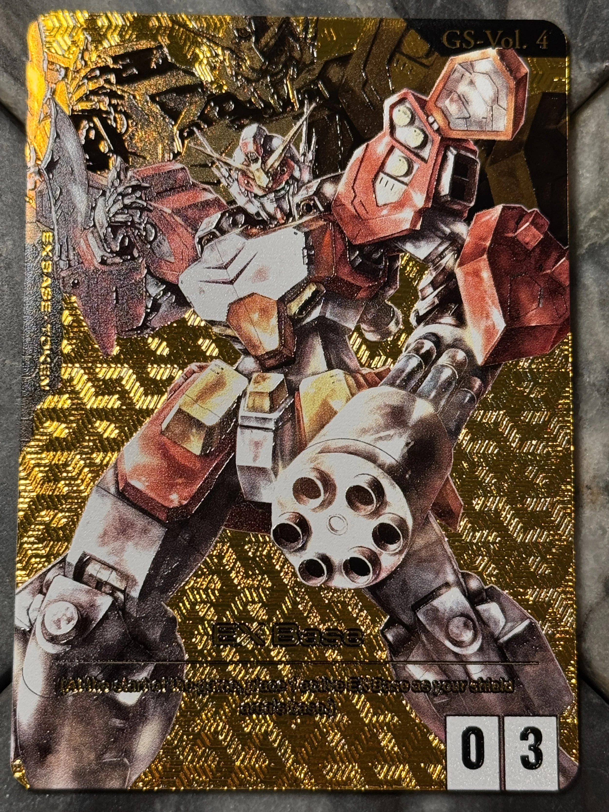 *LIMITED* Gundam Heavyarms EX-Base - Metal Gold Series Vol. 4