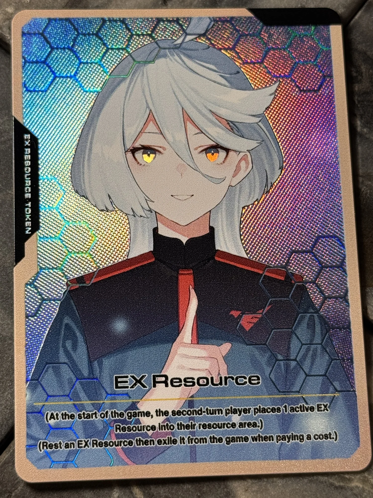Gundam Card Game -Miorine Rembran Full-Art Textured Holographic EX