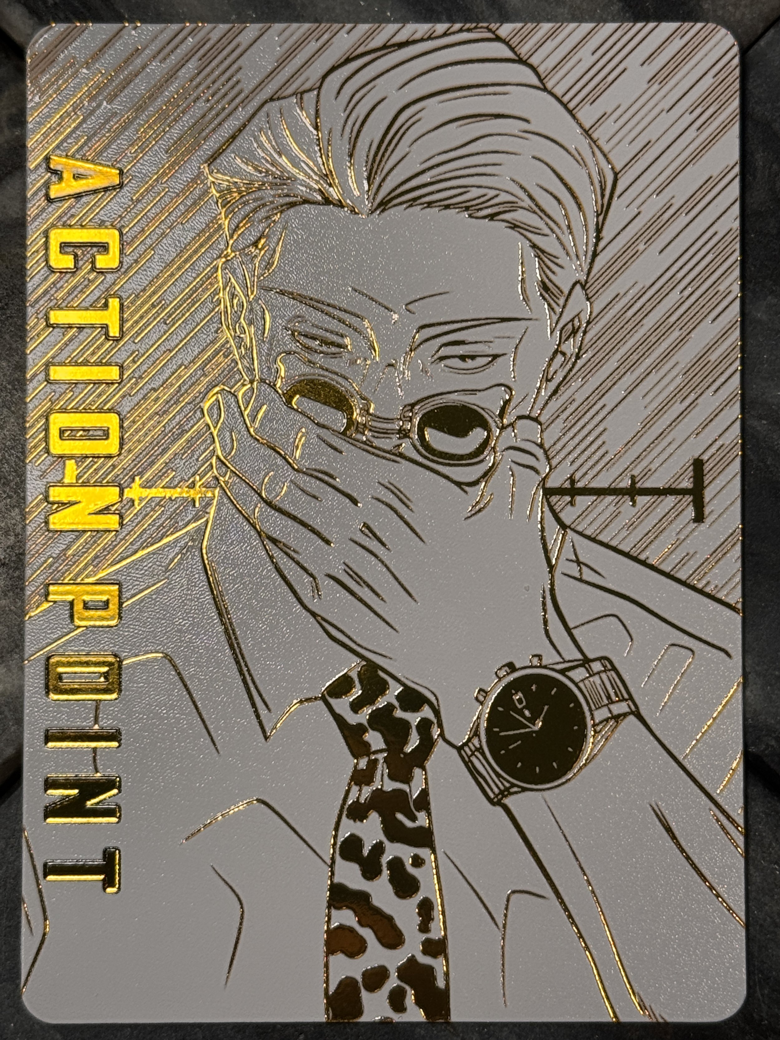 *LIMITED* Gold Foil JJK Nanami AP card - Metal Gold Series Vol. 3