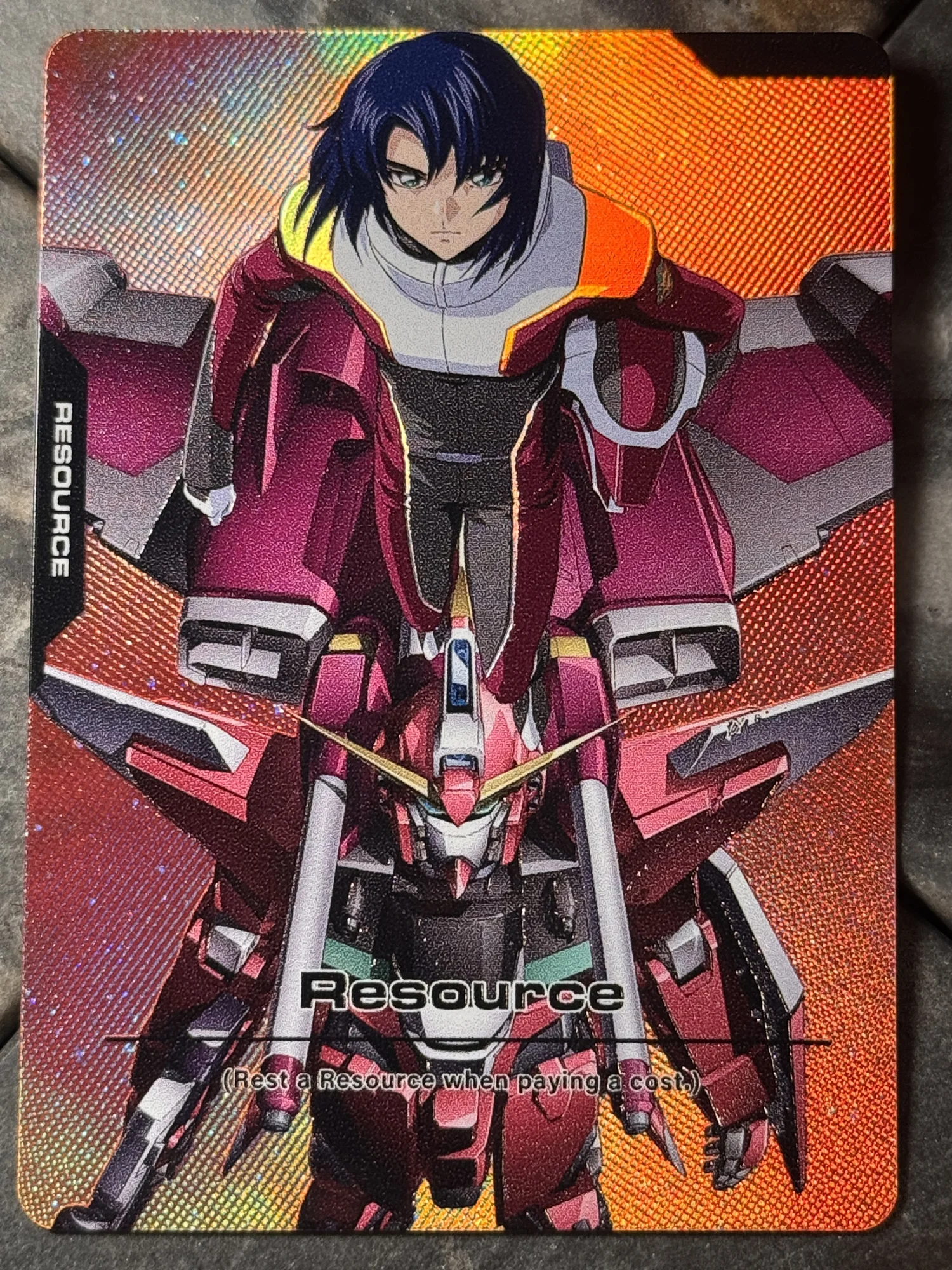 Gundam Card Game - Athrun Zala Full- Art Textured Holographic