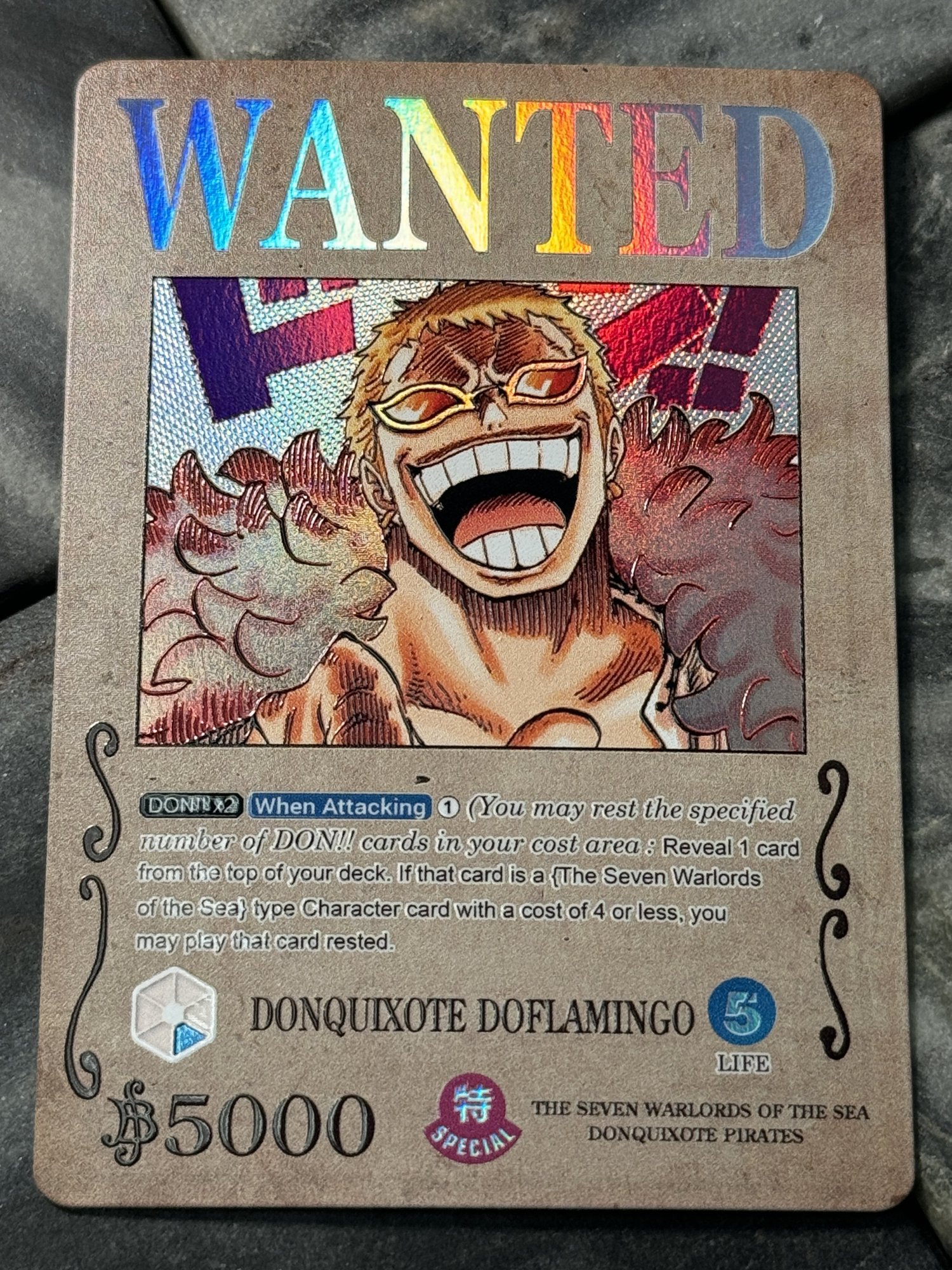 One Piece Wanted Cards