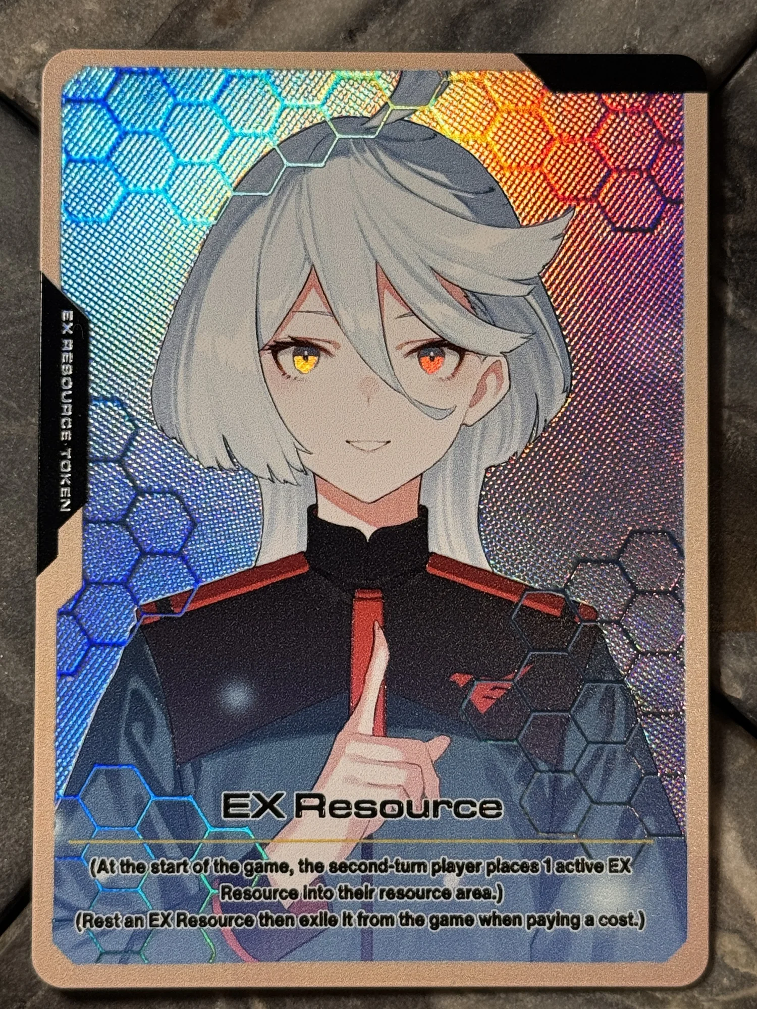 GUNDAM CARD GAME EXリソース　トークン　ミリオネ　レンブラン Gundam Card Game -Miorine Rembran Full-Art Textured Holographic EX