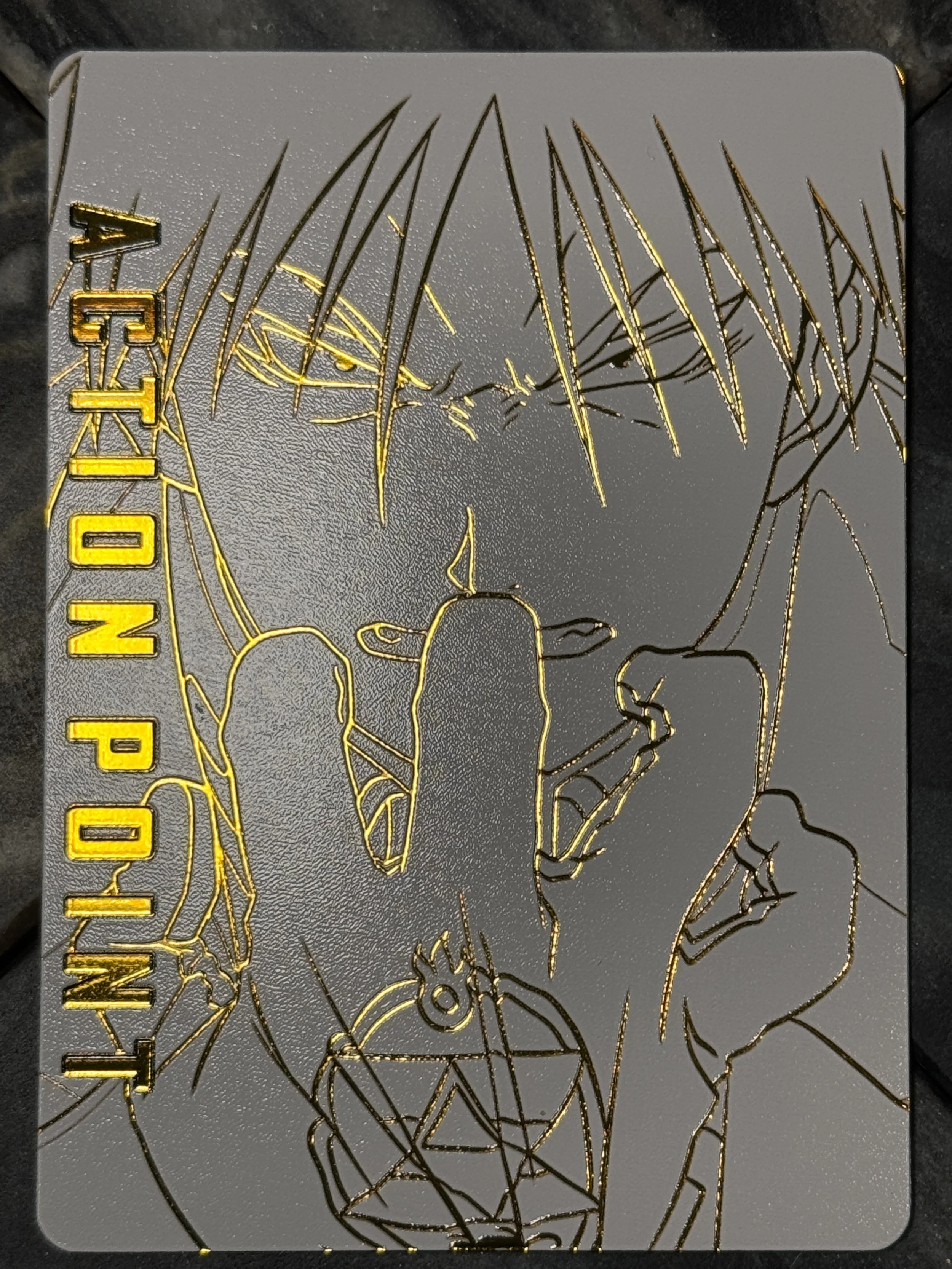 *LIMITED* Gold Foil Roy Mustang AP card - Metal Gold Series Vol. 3