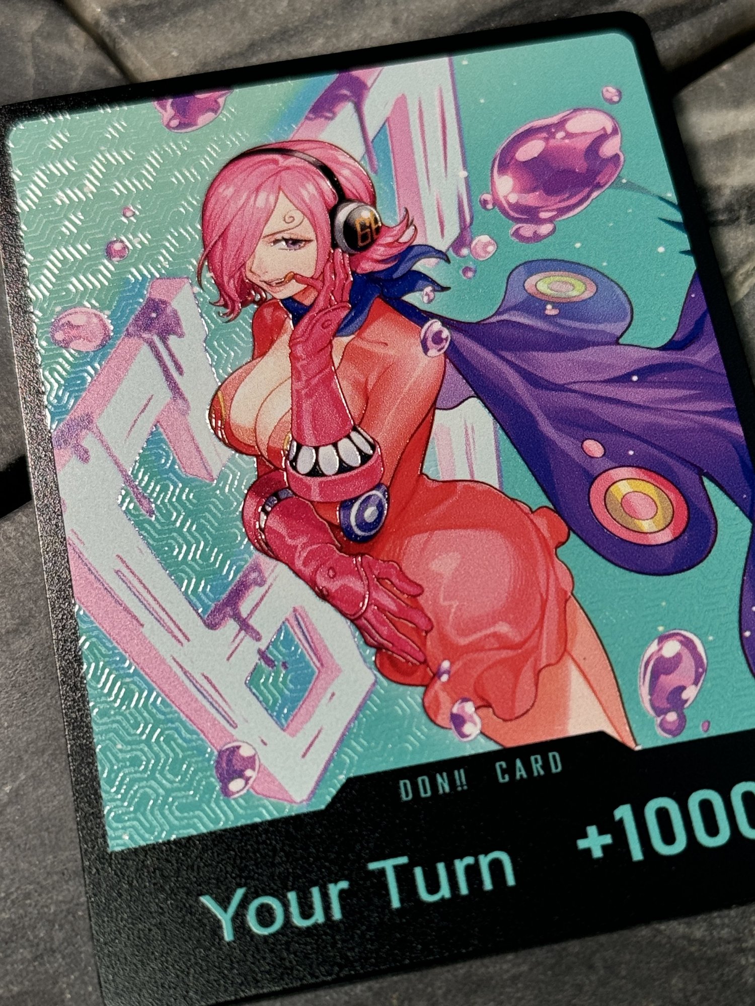 Vinsmoke Reiju Textured Holographic DON!! Card (D102) — DavidsonTCG