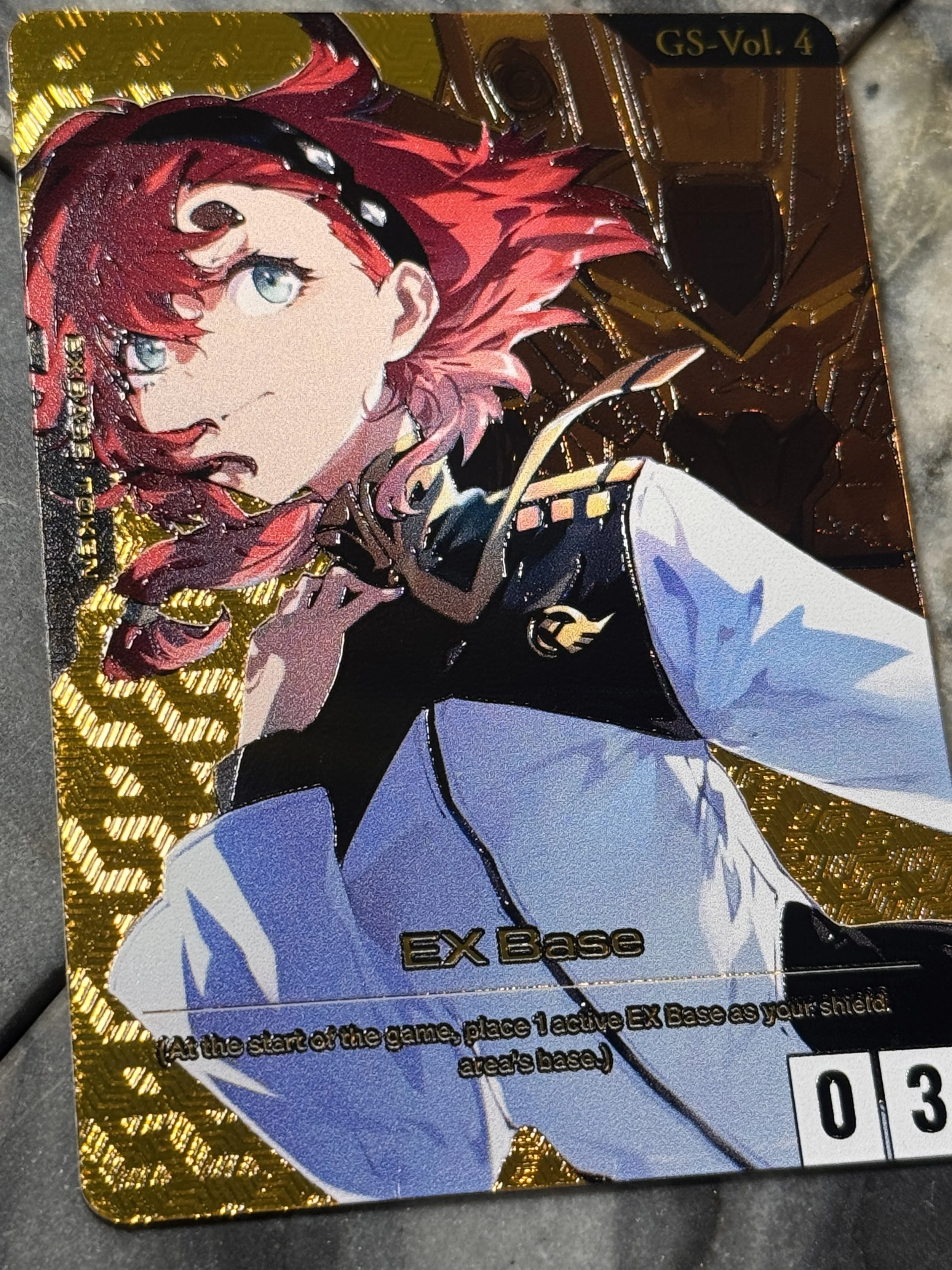 *LIMITED* Suletta Mercury EX-Base - Metal Gold Series Vol. 4