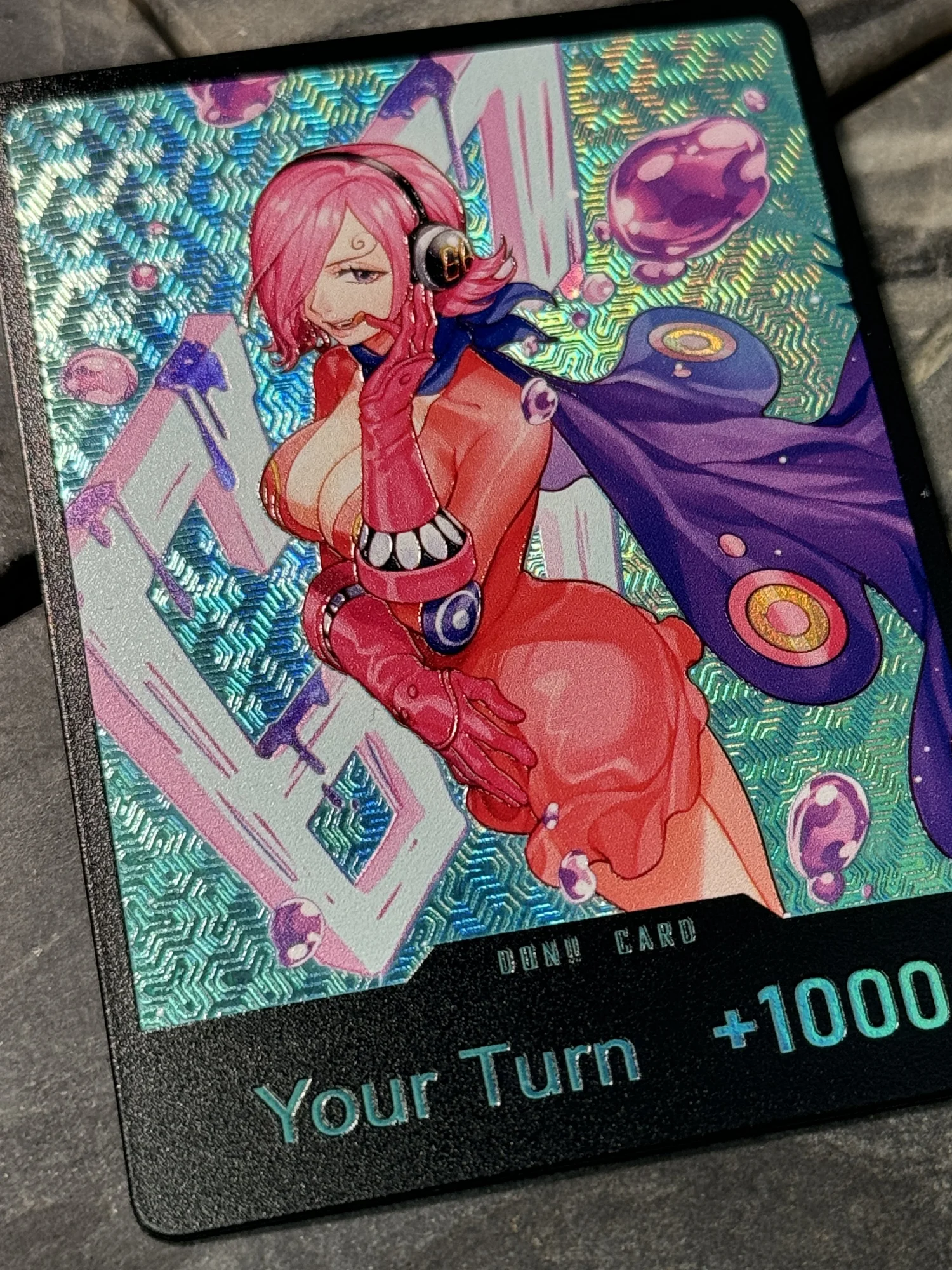 Vinsmoke Reiju Textured Holographic DON!! Card (D102) — DavidsonTCG