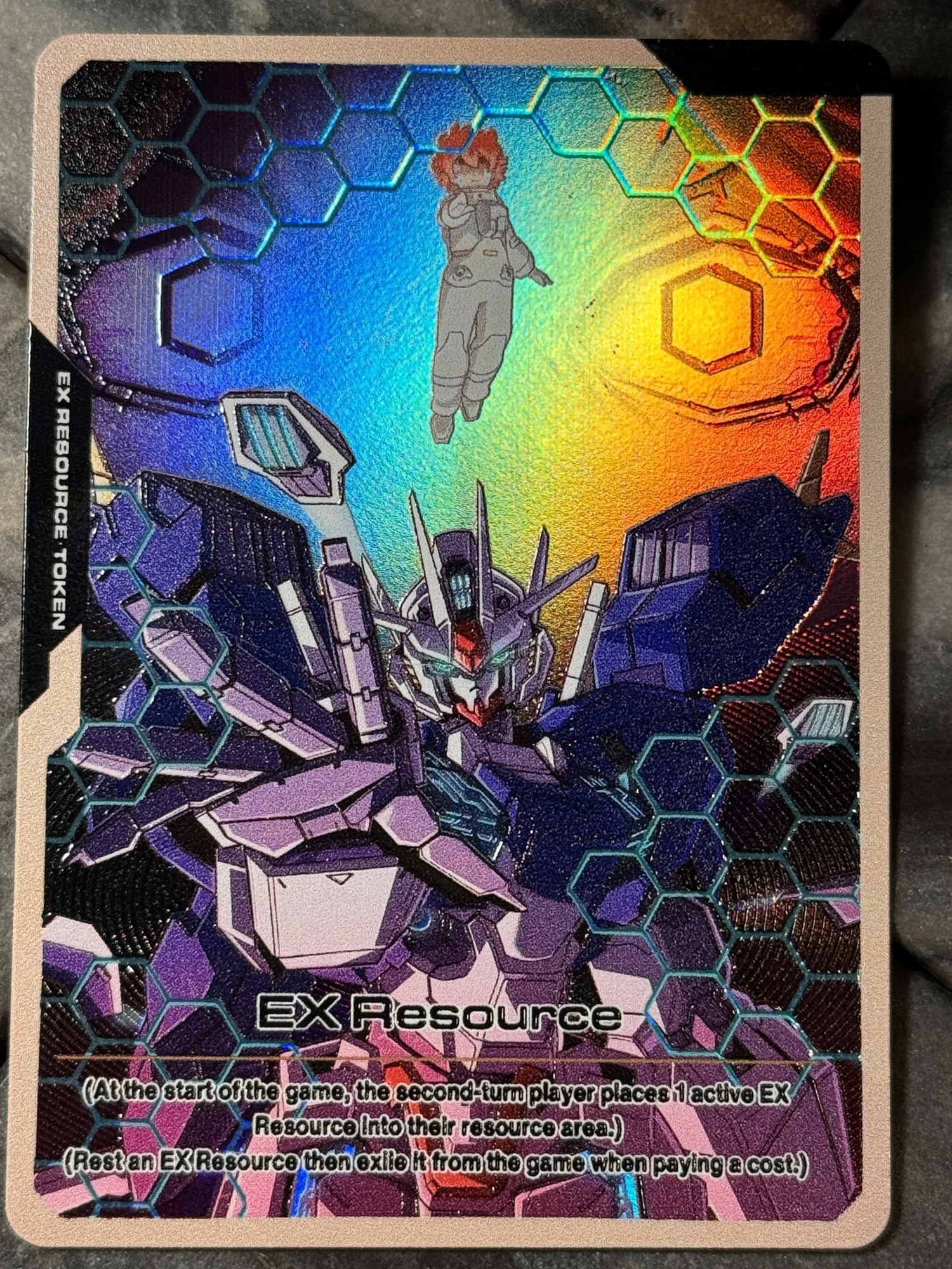 Gundam Card Game - Suletta Mercury Full-Art Textured Holographic