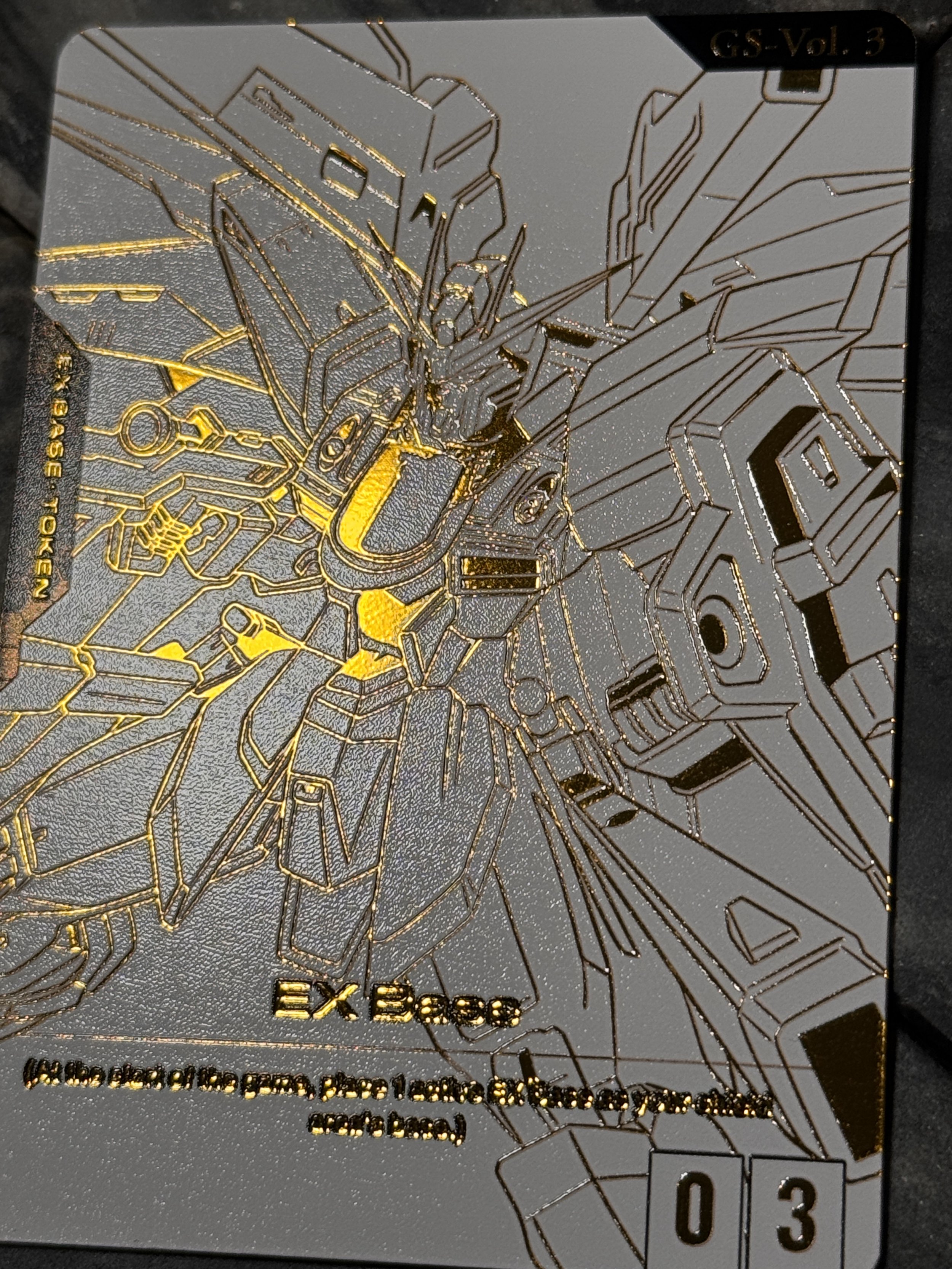 *LIMITED* Gold Foil Freedom Gundam EX-Base - Metal Gold Series Vol. 3