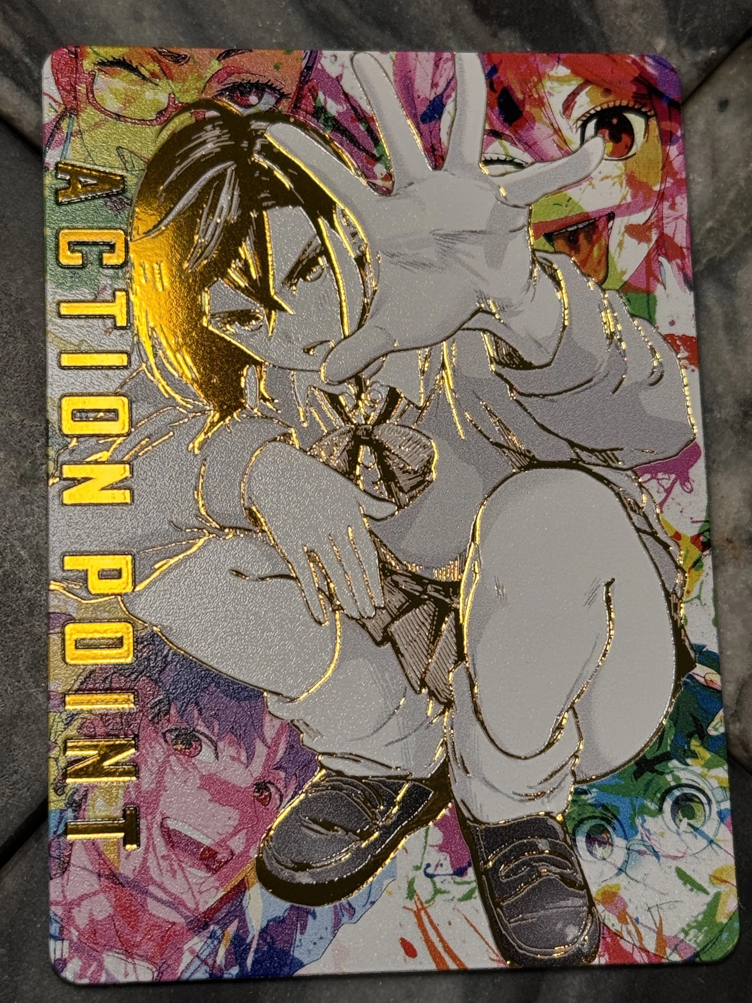 *LIMITED* Gold Foil Dandadan Momo AP card - Metal Gold Series Vol. 4