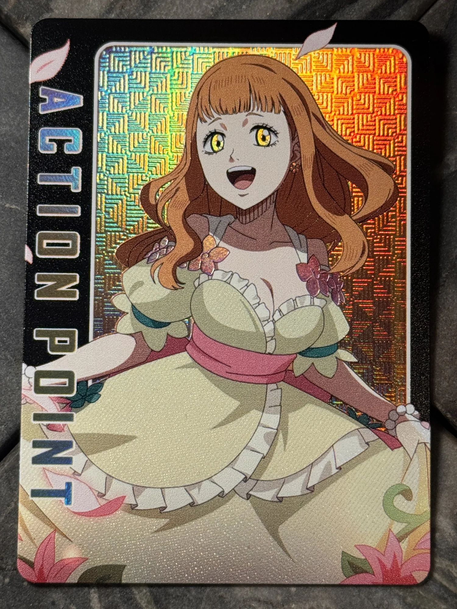 Black clover Mimosa Vermillion Full- Art Textured Holographic