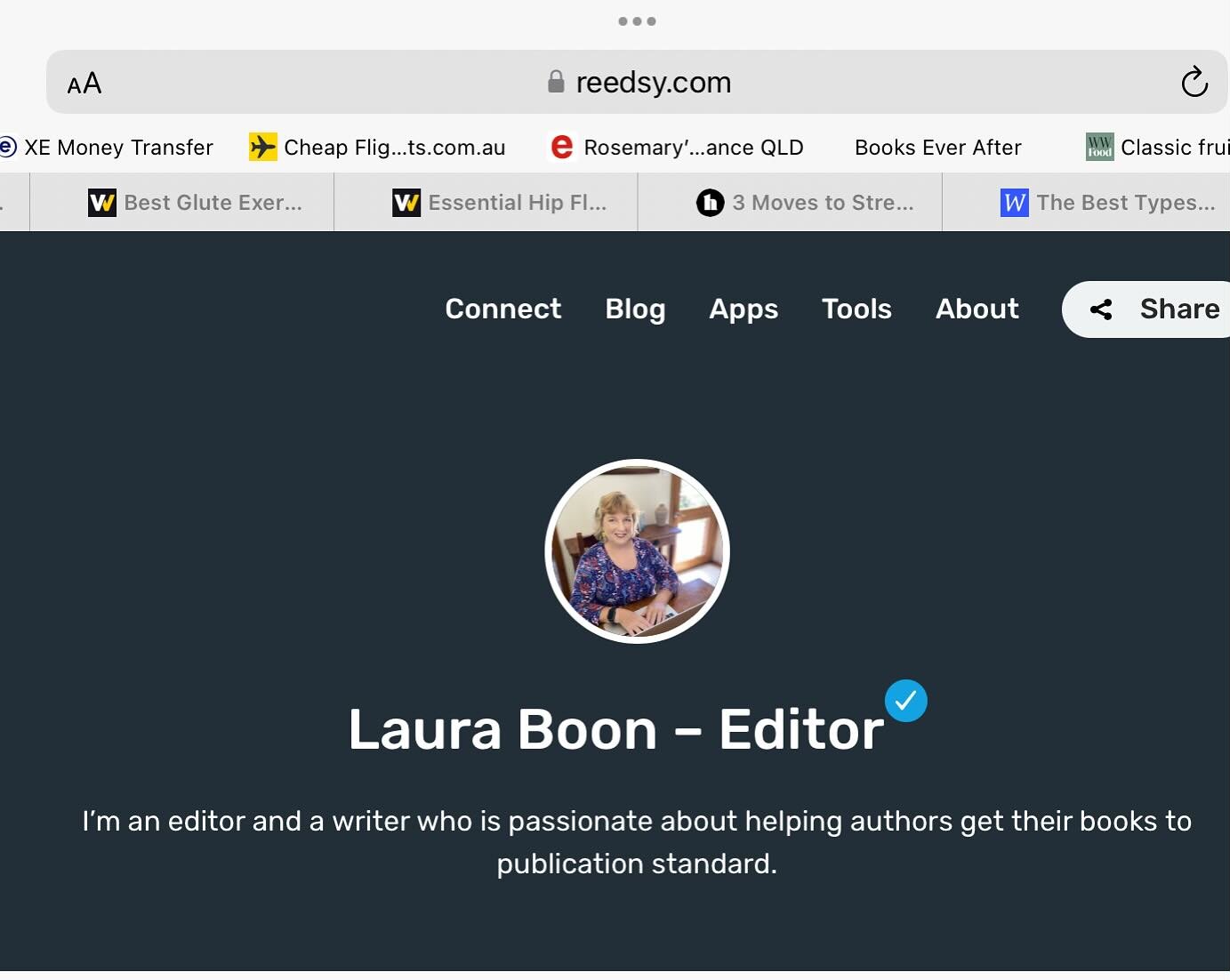 My editing services are now available through Reedsy, an international marketplace for authors available in 600 cities and 30 countries. Their vigorous screening process gives authors peace of mind regarding the service they engage. Link in my bio.