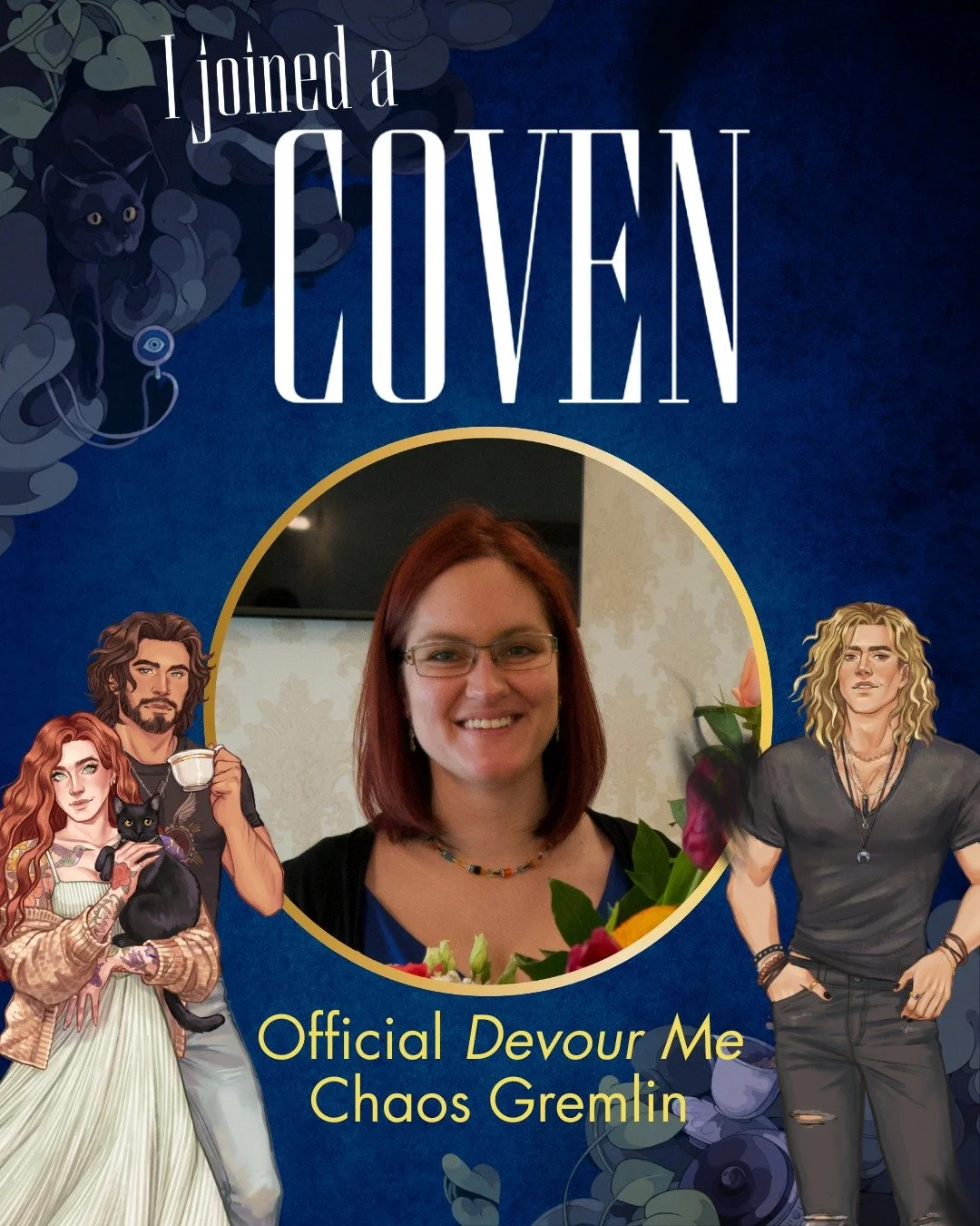 I am so excited to be a part of @emilyrathauthor's chaos gremlins.

From now until publication day, I will be sharing exclusive sneak peeks at her newest release 'Devour Me'. Let's start with the blurb!

---------

The haunt is over. This is the hunt