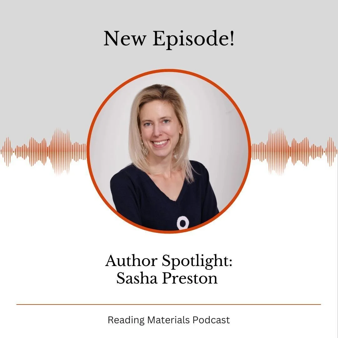 🎙️ New podcast episode!

In this episode of Reading Materials, we&rsquo;re joined by author Sasha Preston to talk about her novel 'The Sweetest Getaway', published last year. 

Sasha shares how she went from writing short stories for fun with a frie