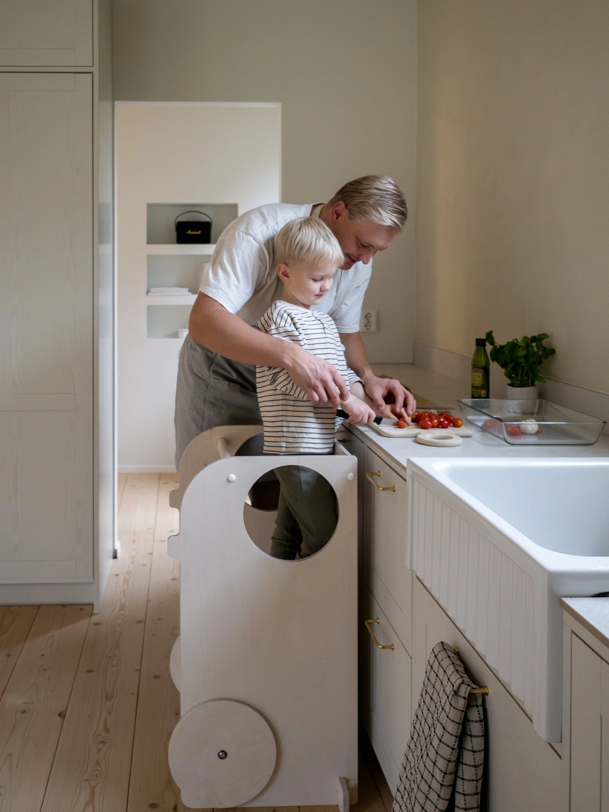 VERSO learning tower, functional design, kids furniture, family furniture