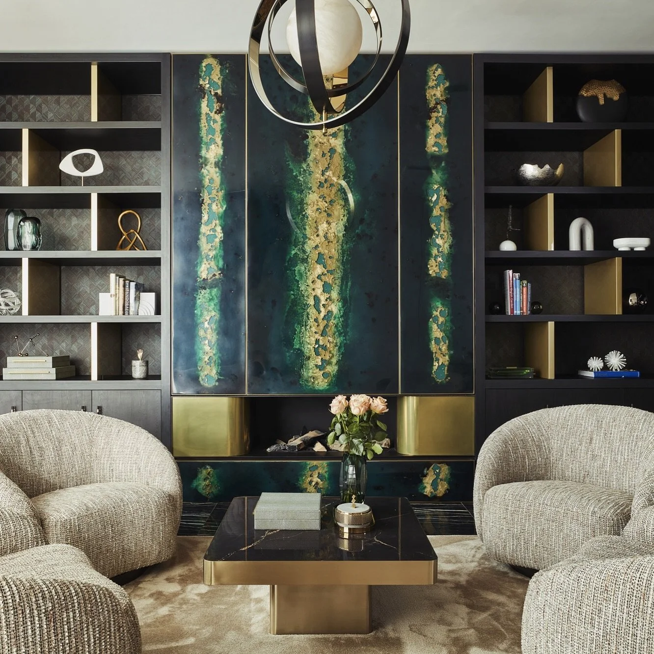 Project - Open Skies

We were commissioned by Renata Drumond to develop a bespoke emerald resin artwork to make this fireplace a key feature in the library.

@renatadrumond 
📸 @snookphotograph