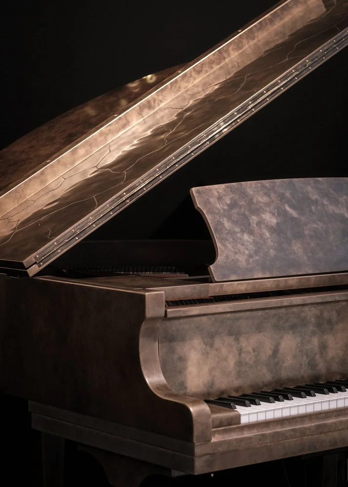 Case Study Bronze Piano Collaboration with Coach House Pianos