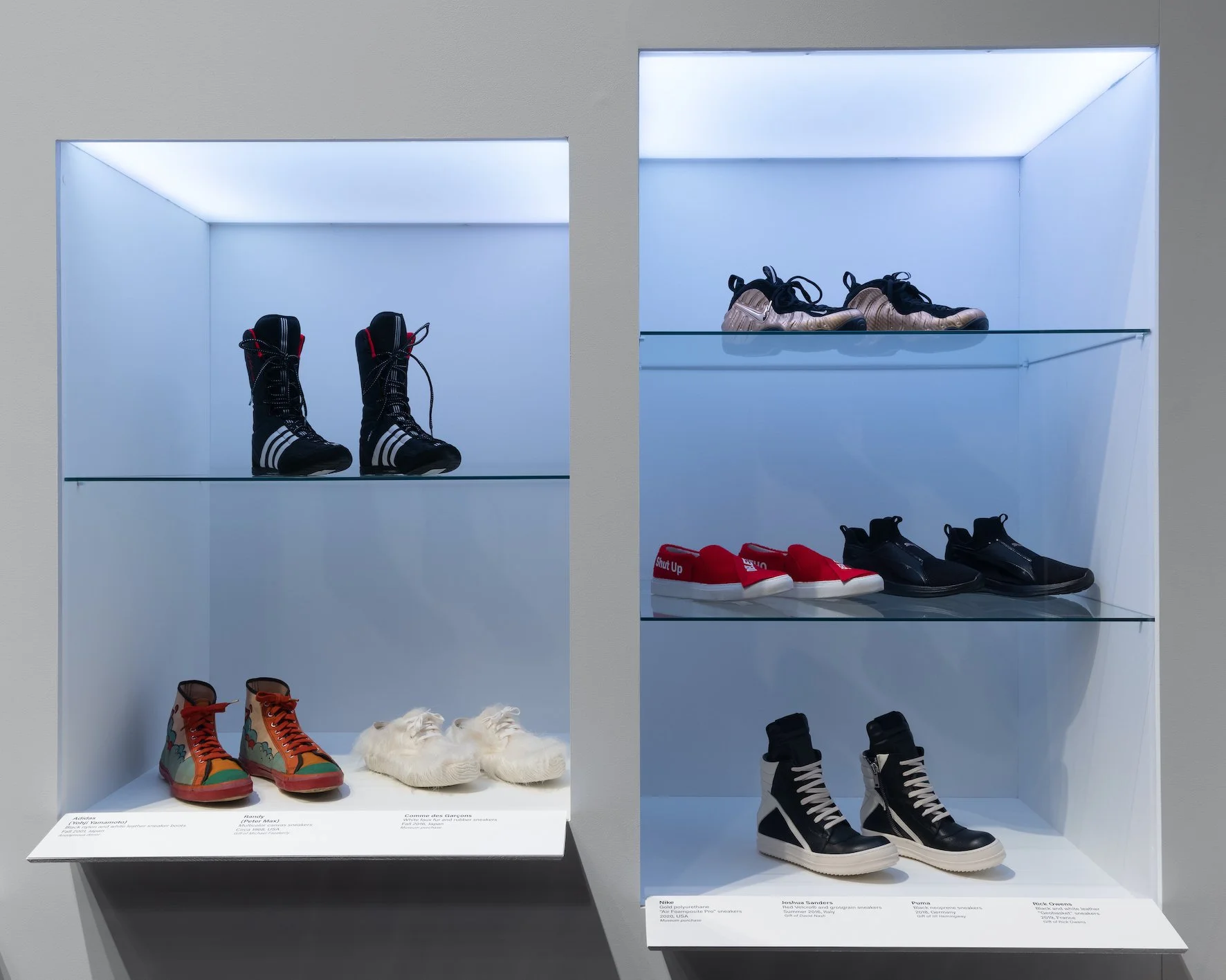 A selection of shoes in the Identity: Sneakers section.