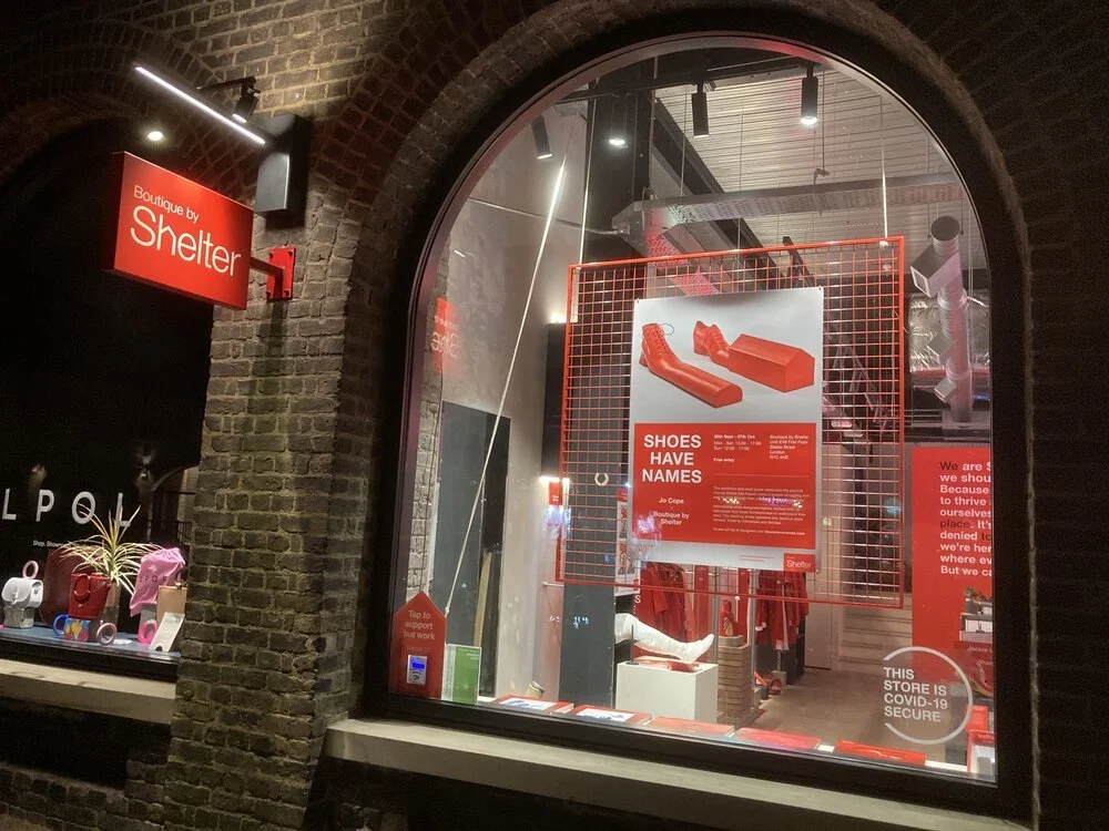 Shoes Have Names @ Boutique by Shelter, London Craft Week, 2020