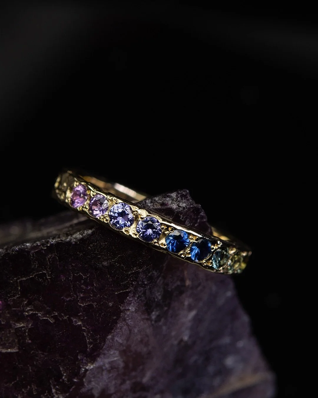 After a few months wait while my lovely clients prepared their proposal, I&rsquo;m so thrilled to be able to reveal this bespoke piece, radiating with rainbows. 

An alternative to the tradition of single-stone engagement rings - this piece shows the