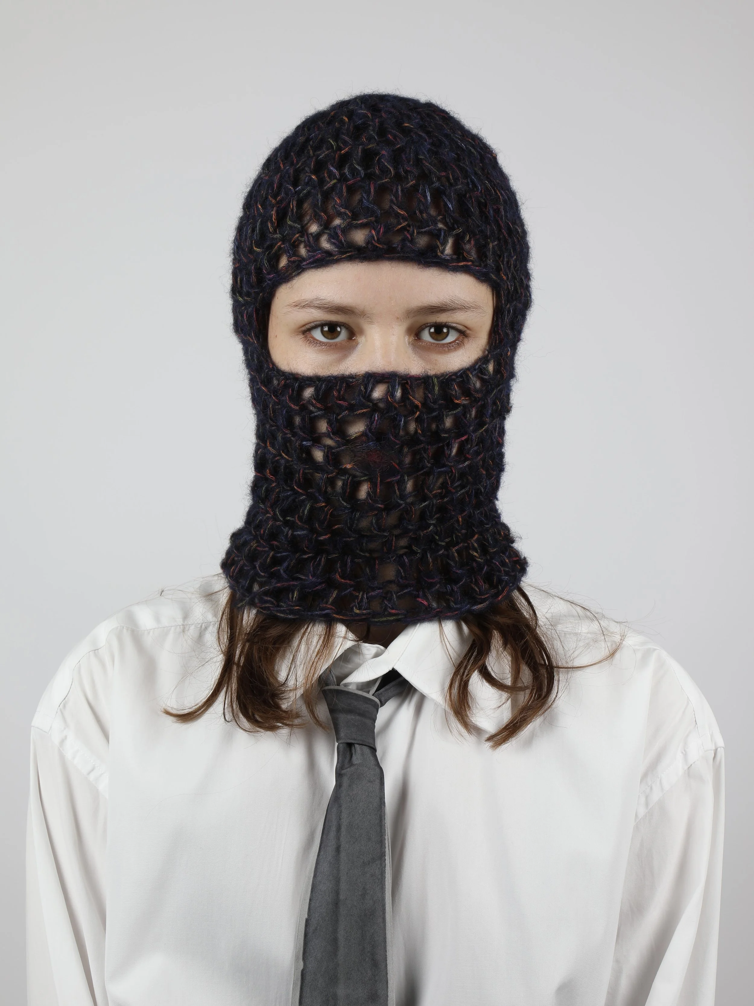 CROCHET BALACLAVA DARK BLUE — imaskopi