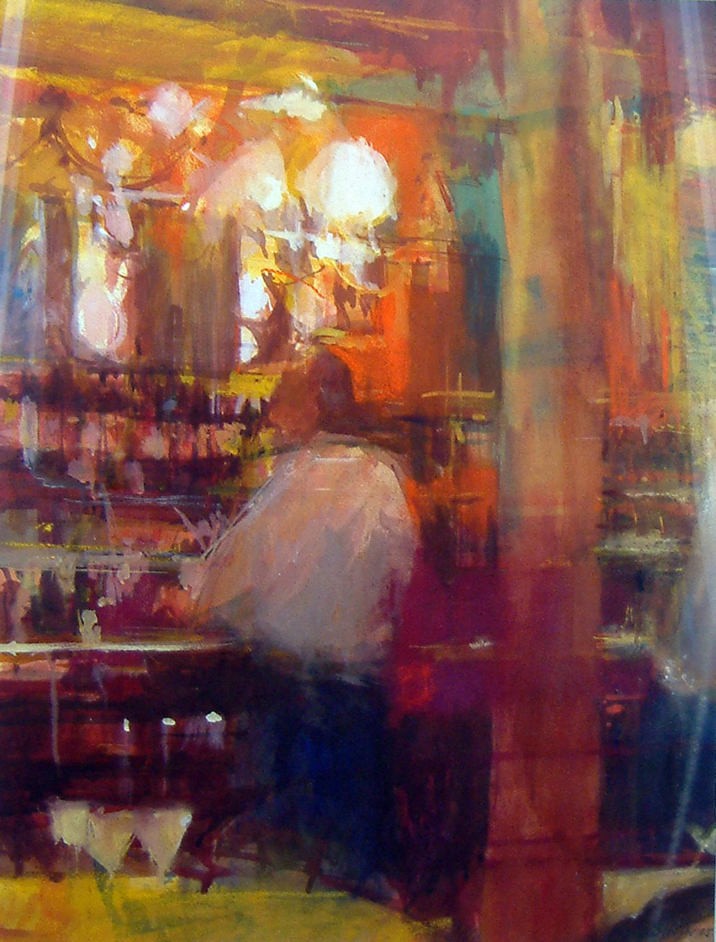 Le Sommelier, Watercolour (SOLD)