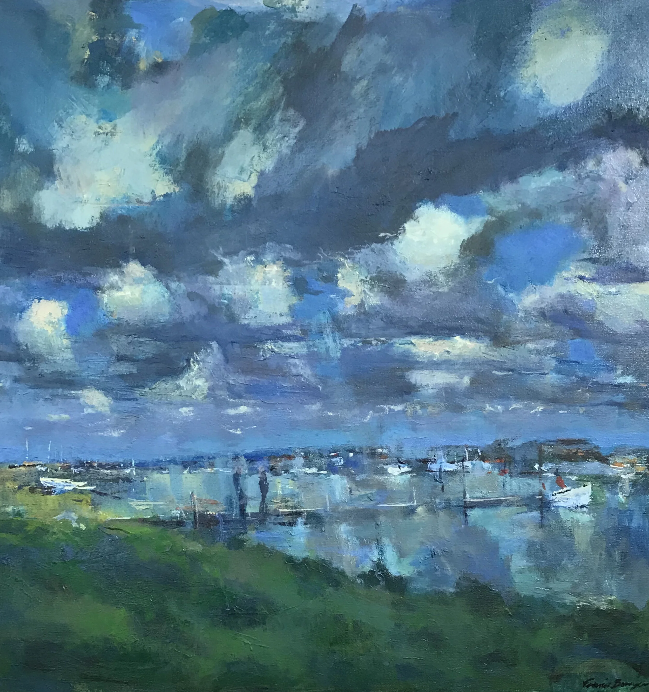 By The Ferry, Oil [SOLD]