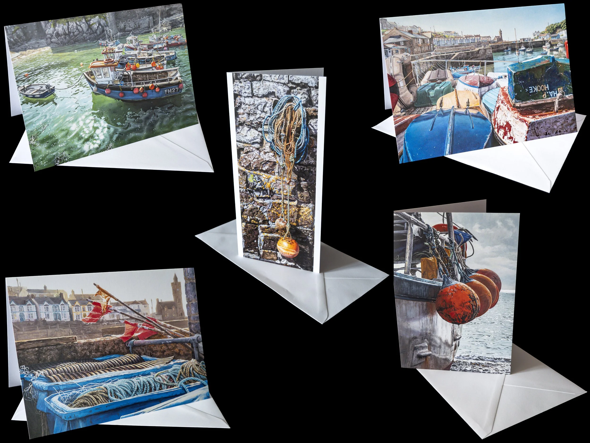 Coastal Collection - Greetings Cards x 5
