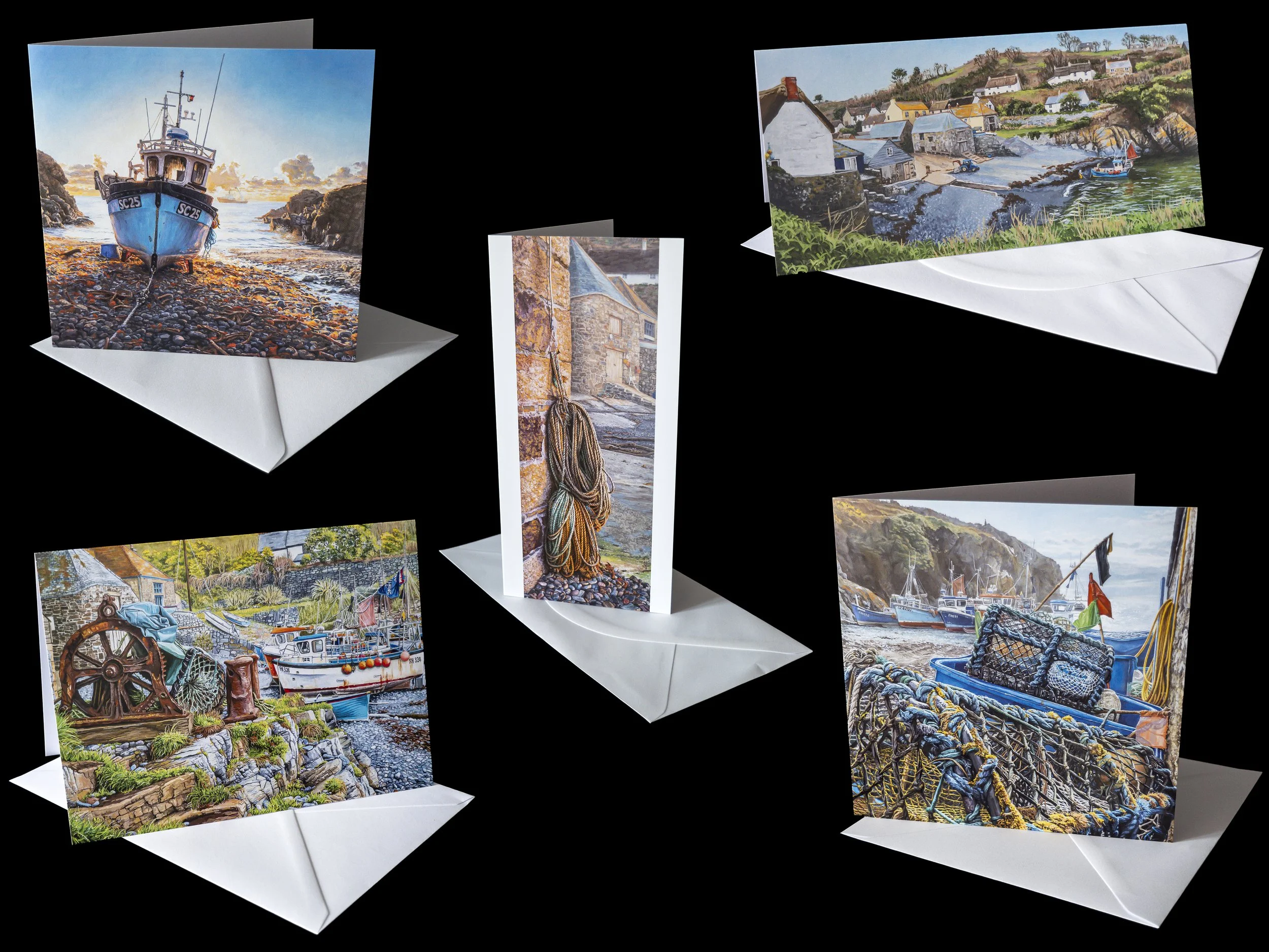 Cadgwith Collection - Greetings Cards x 5