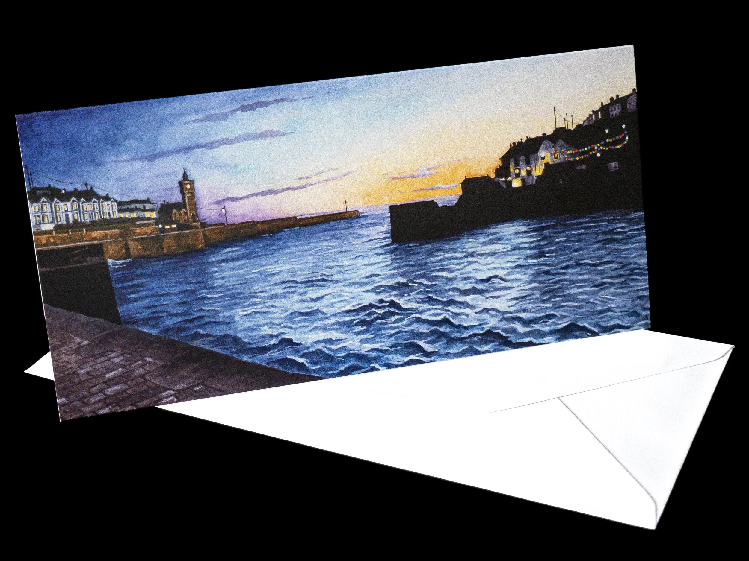 Evening Glow Lingering Porthleven Card.jpg