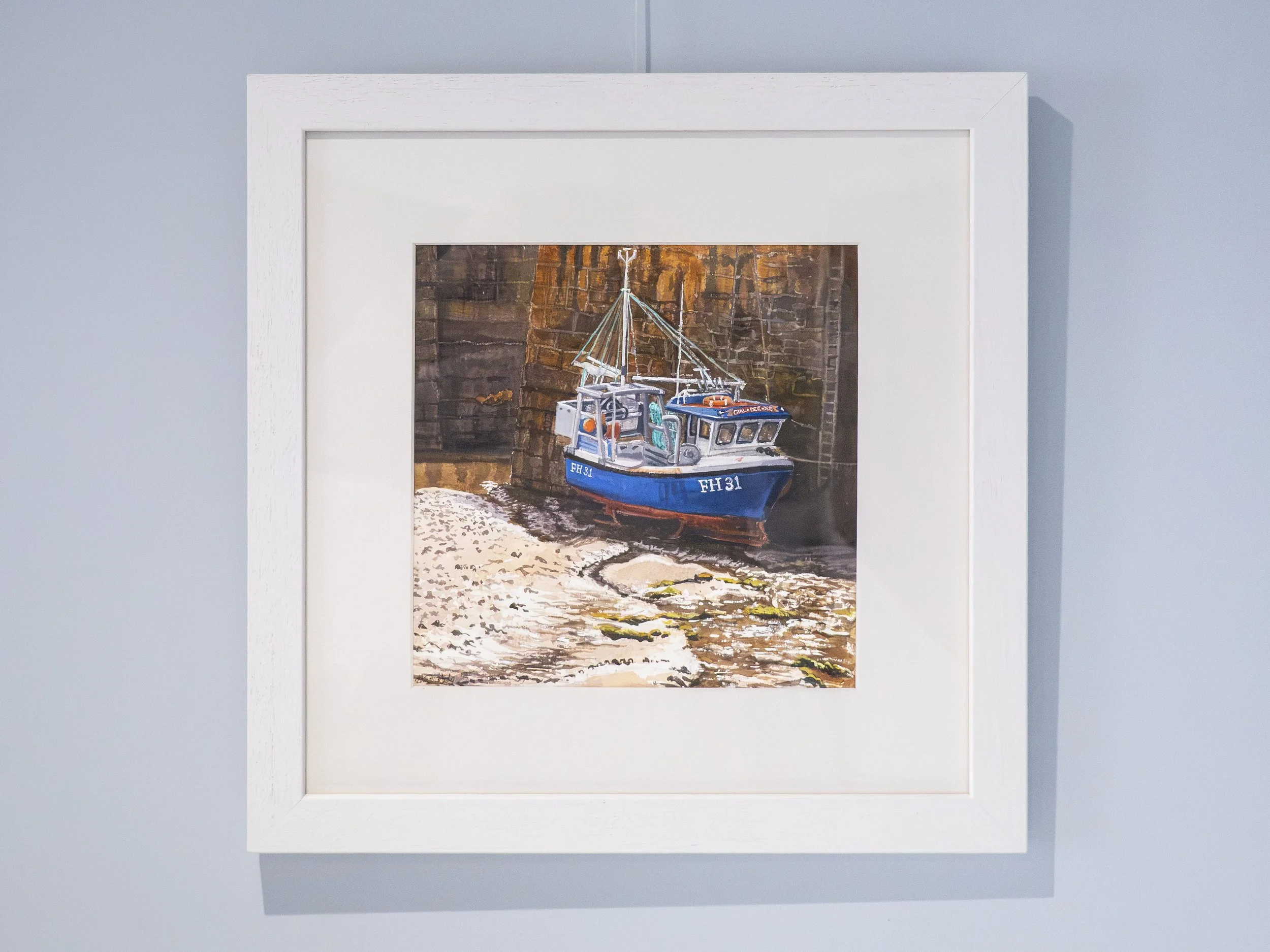 Boat on the Flats, Porthleven in Frame2.jpg