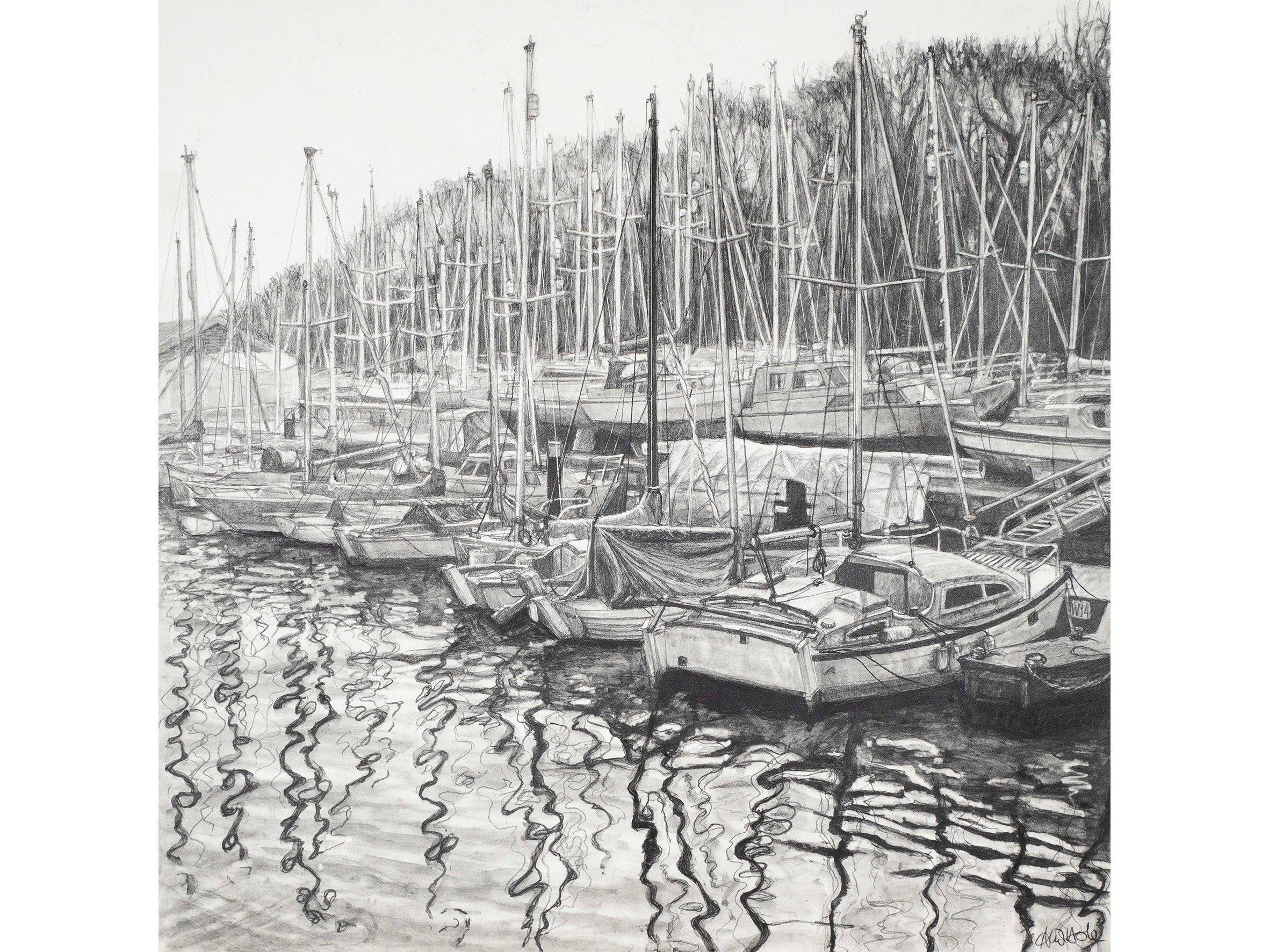 'Distorted Reflections, Penryn' - Original Artwork