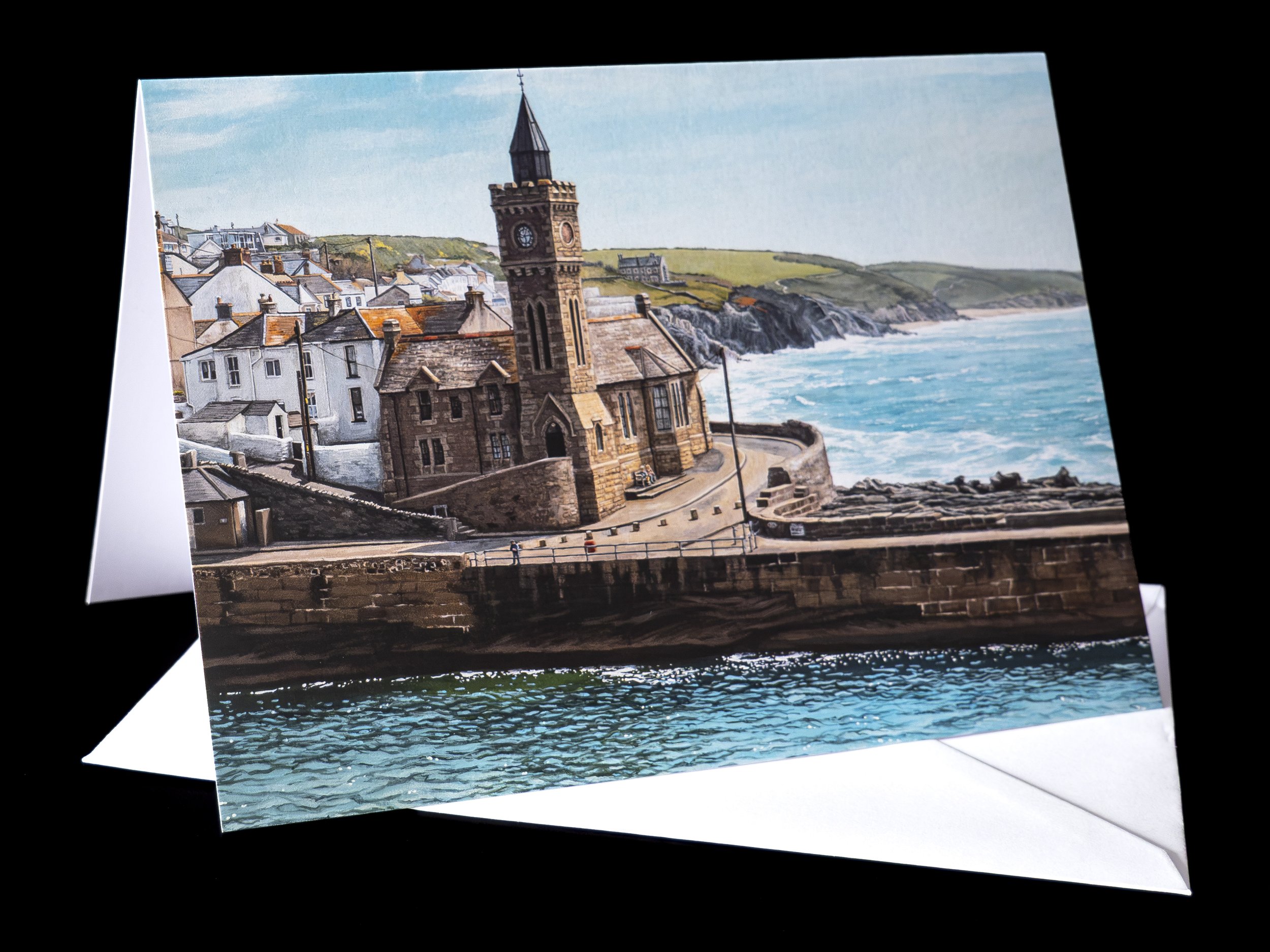 On a Sunny Afternoon in Porthleven Card.jpg
