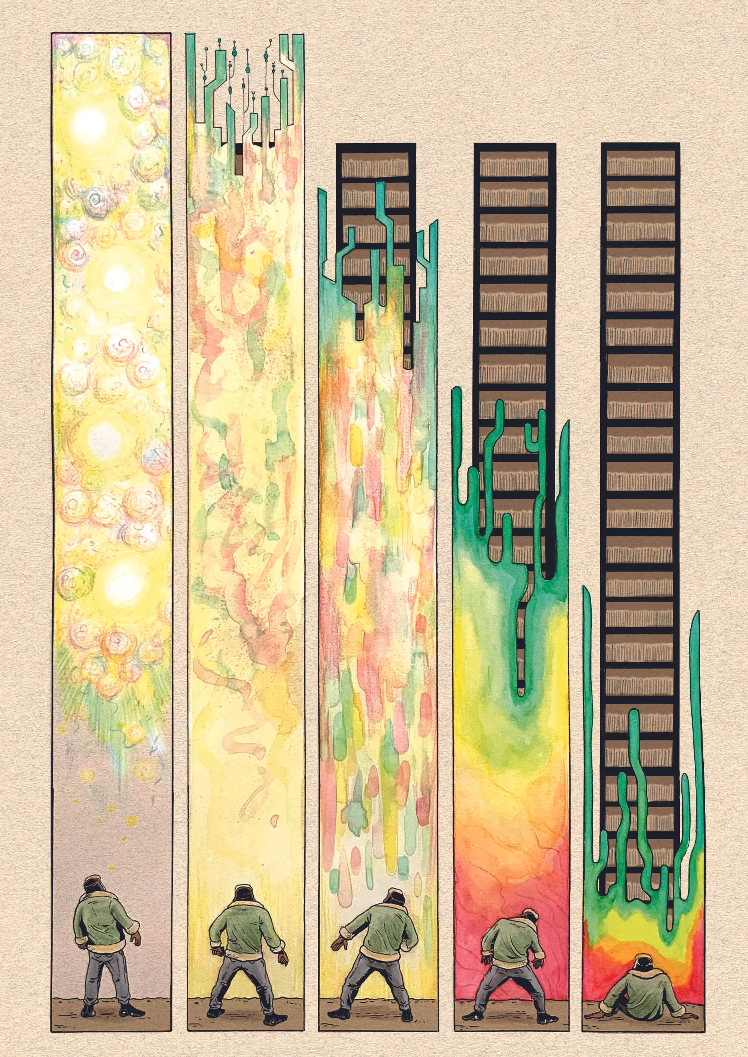 Cosmic Shelves print