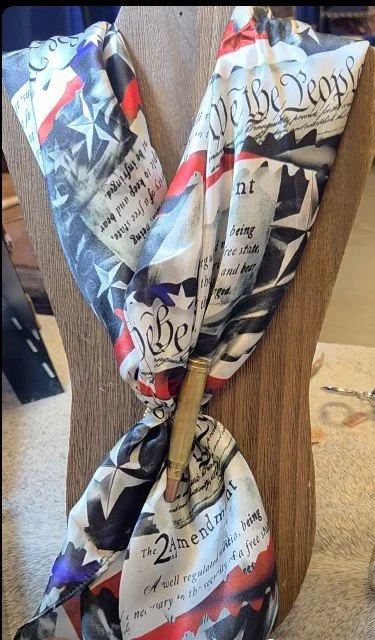 2nd amendment Wild rag scarf silk We the people