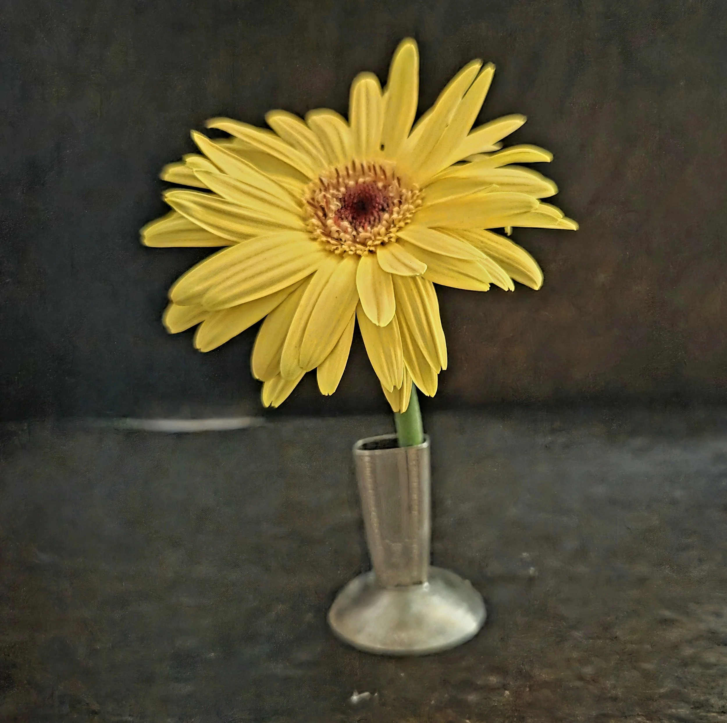 Miniature silverware vase