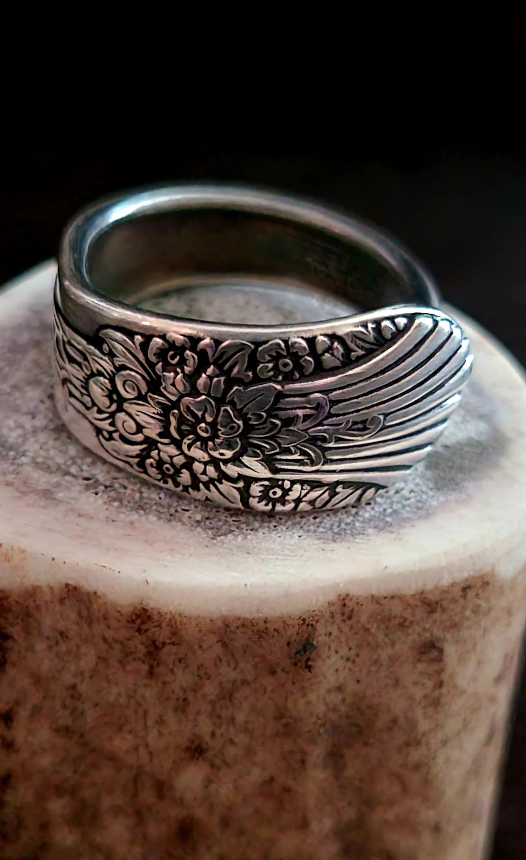 Victorian Garden Spoon Ring