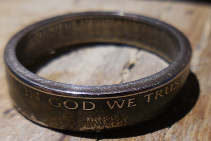Quarter Coin Ring - select any year from 1965 to 2024