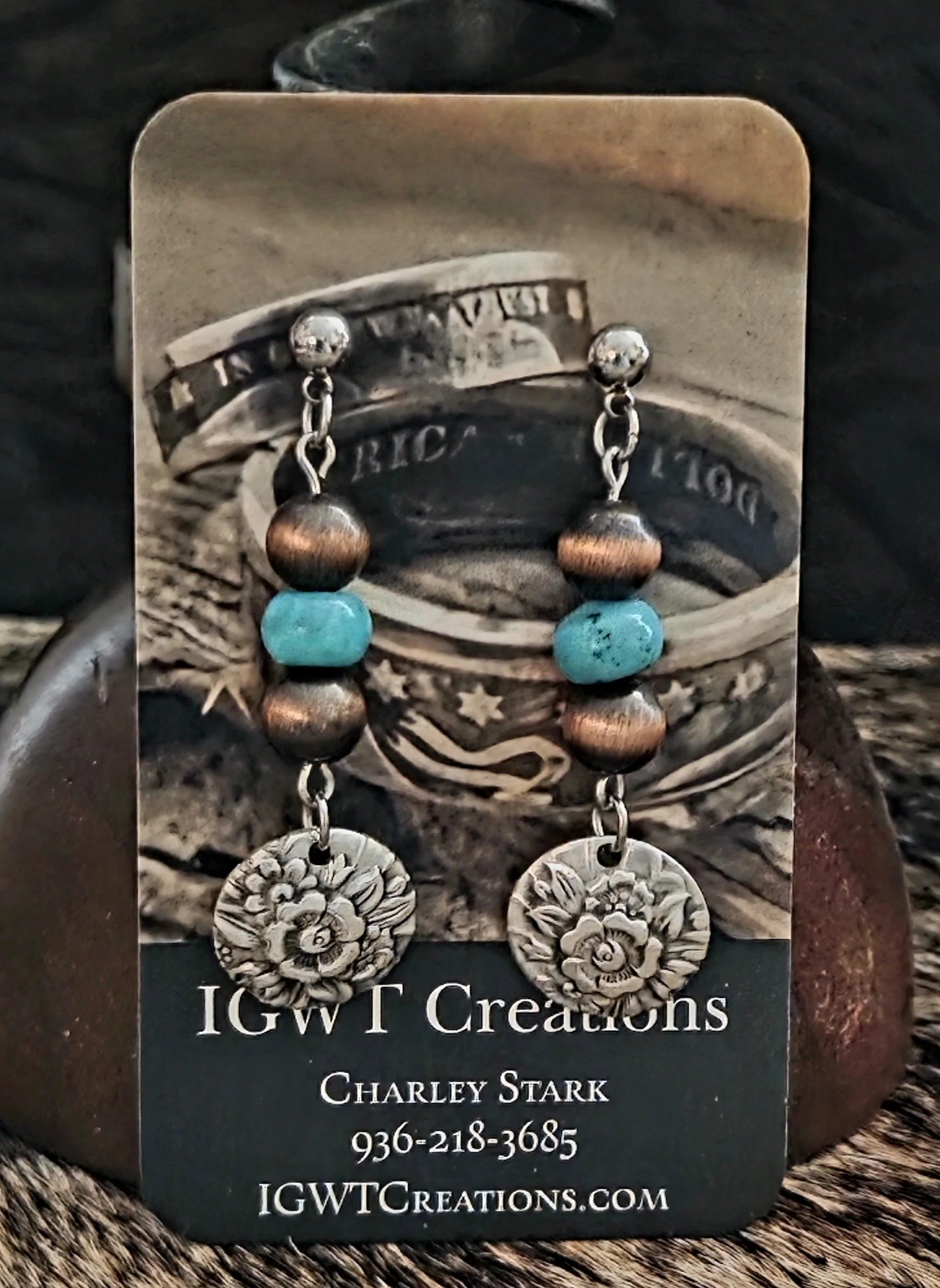 Jubilee Silverware Pattern Dangle Earrings