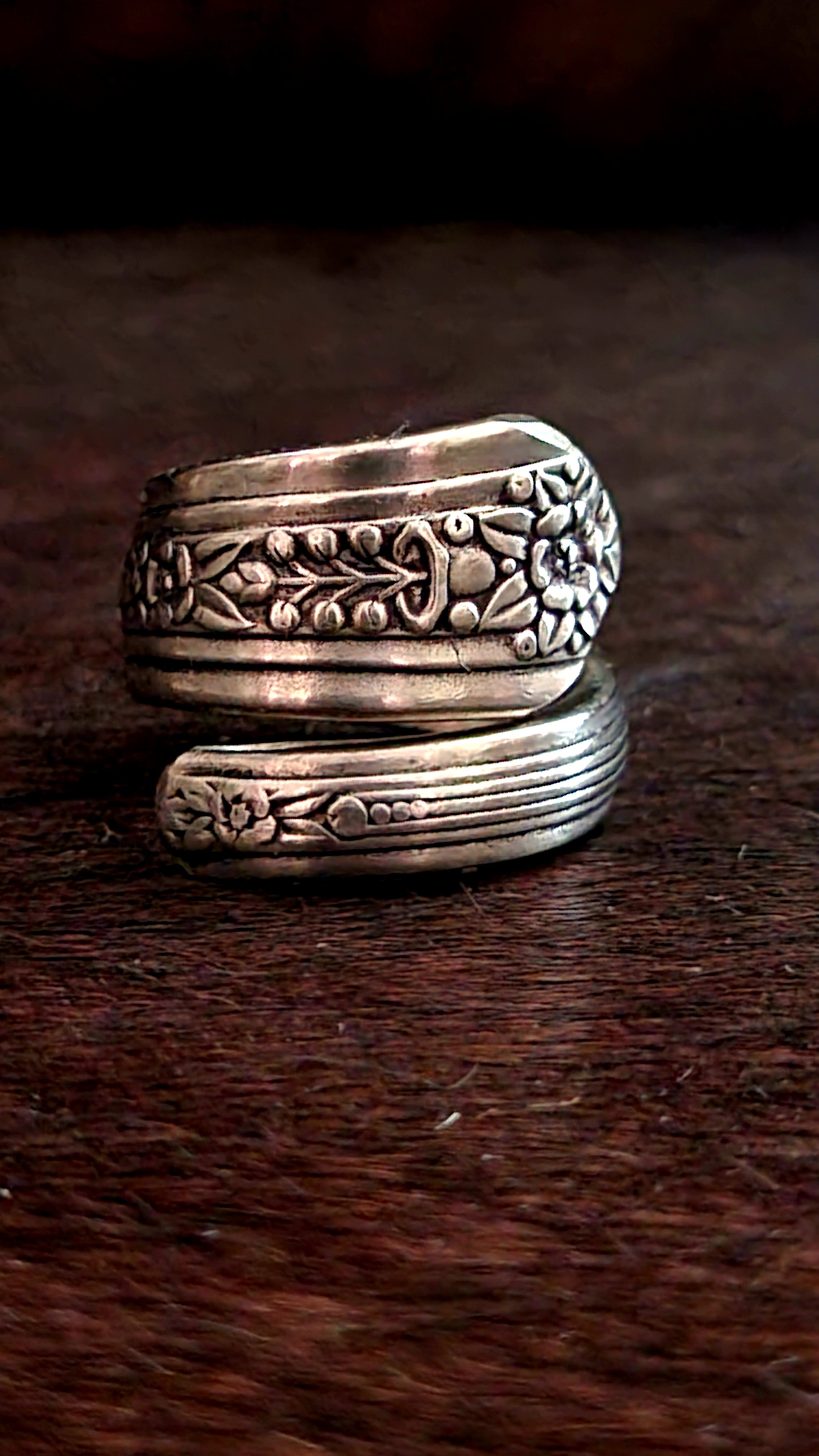 upcycled silverware spoon ring