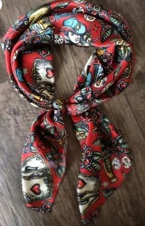 red wild west saloon casino cowboy western wild rag